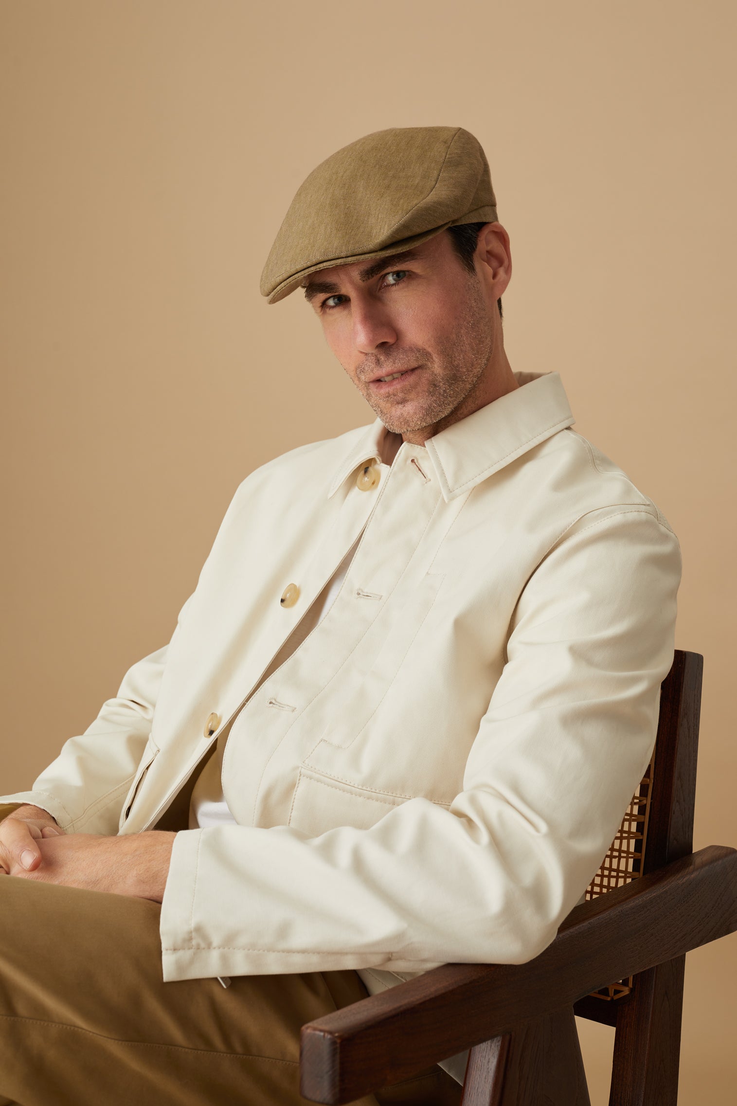Grosvenor Olive Flat Cap - Flat Caps - Lock & Co. Hatters London UK