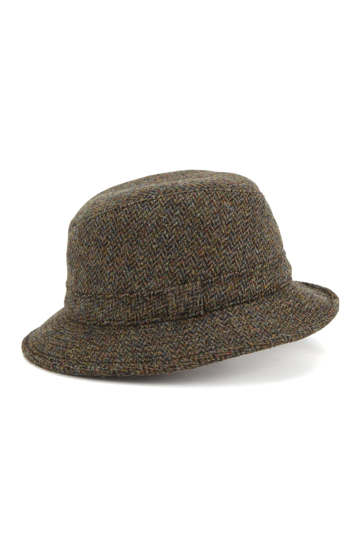 BROWN/GREEN TWEED ROLLABLE BUCKET HAT - Lock & Co. Hatters London UK
            