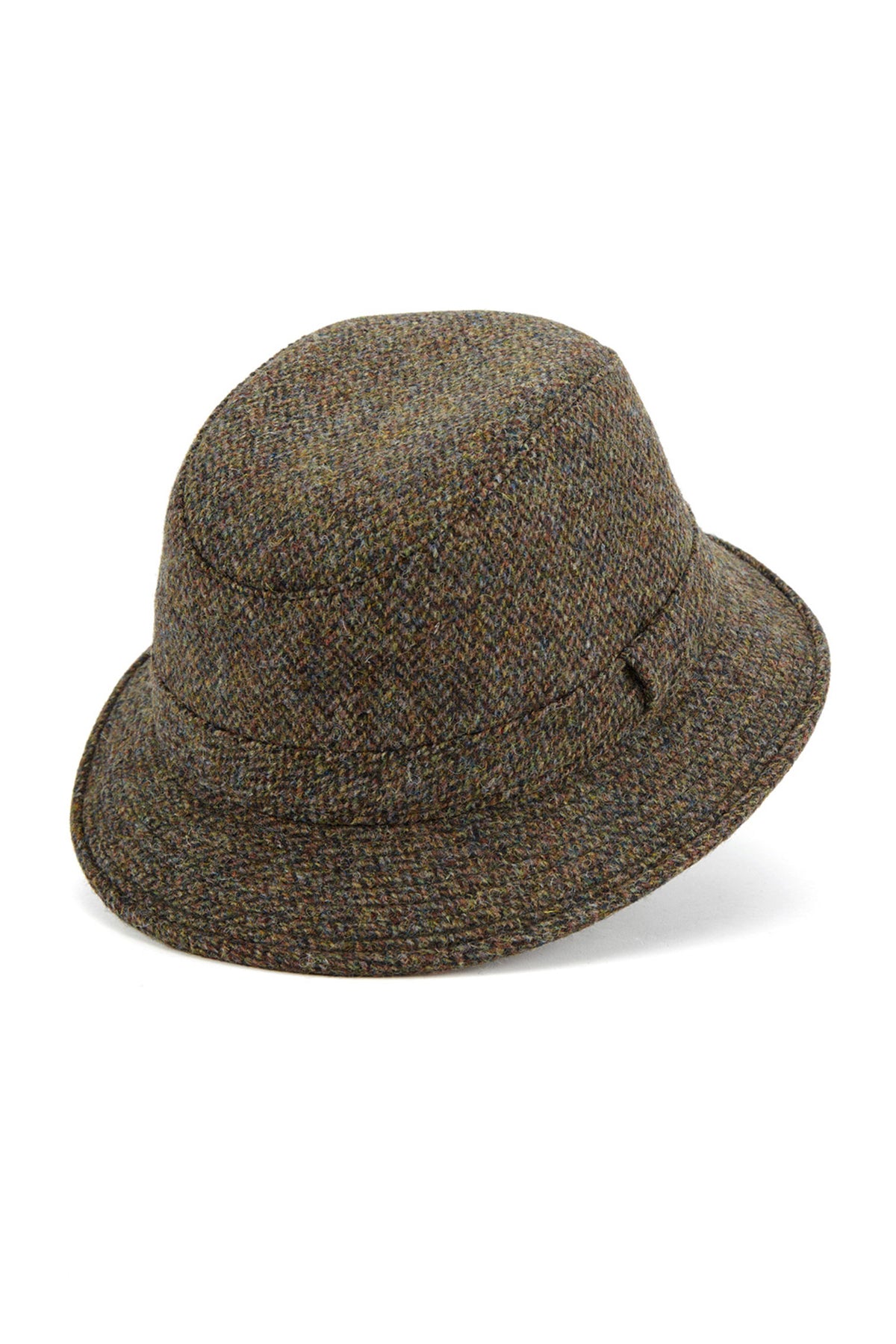 BROWN/GREEN TWEED ROLLABLE BUCKET HAT - Lock & Co. Hatters London UK
            
