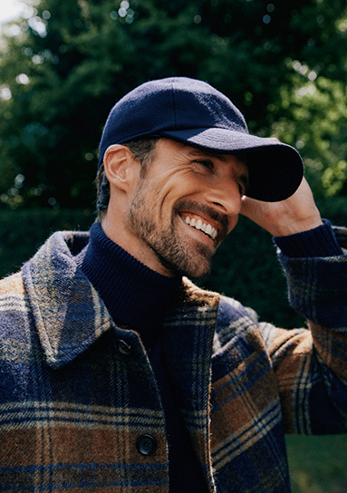 Cashmere Wool Baseball Caps Watch Caps for Men