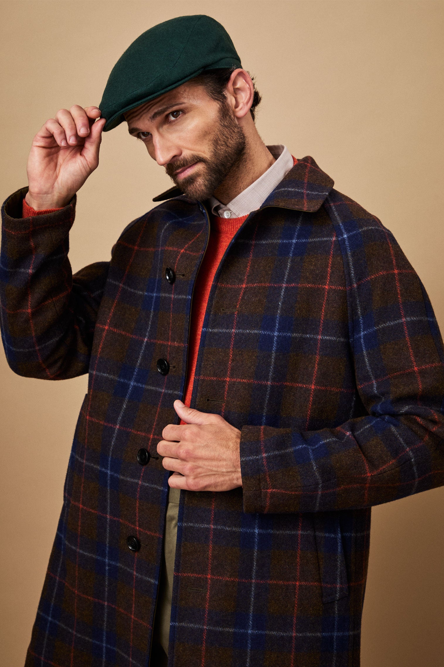 Grosvenor Green Flat Cap - Men's Hats - Lock & Co. Hatters London UK