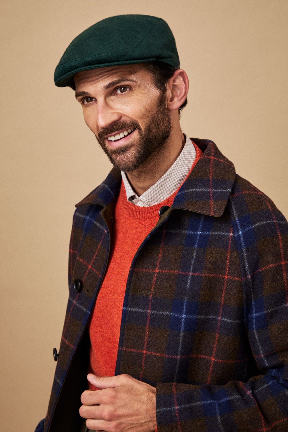 Grosvenor Green Flat Cap - Lock & Co. Hatters London UK
            