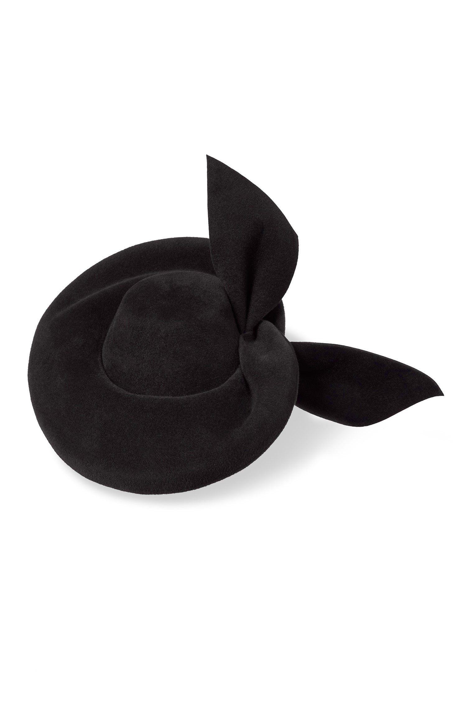 Hedy Black Percher Hat - Lock Couture by Awon Golding - Lock & Co. Hatters London UK