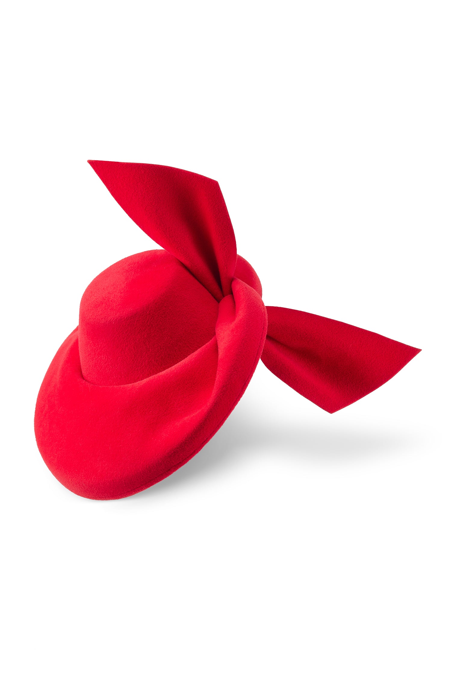 Hedy Red Percher Hat - Hats for Cheltenham Races - Lock & Co. Hatters London UK