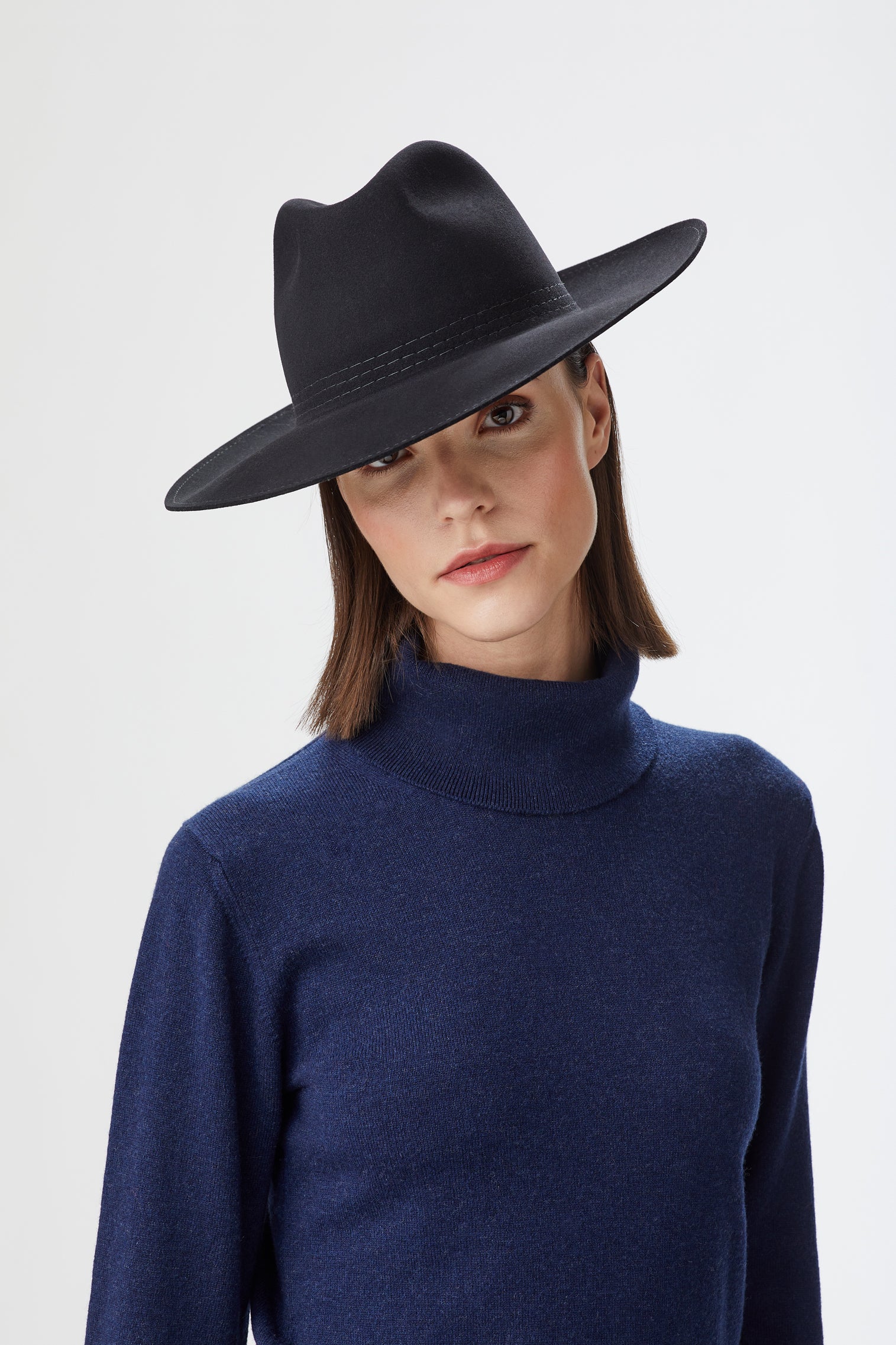 Hepworth Black Fedora - Hats for Tall People - Lock & Co. Hatters London UK
