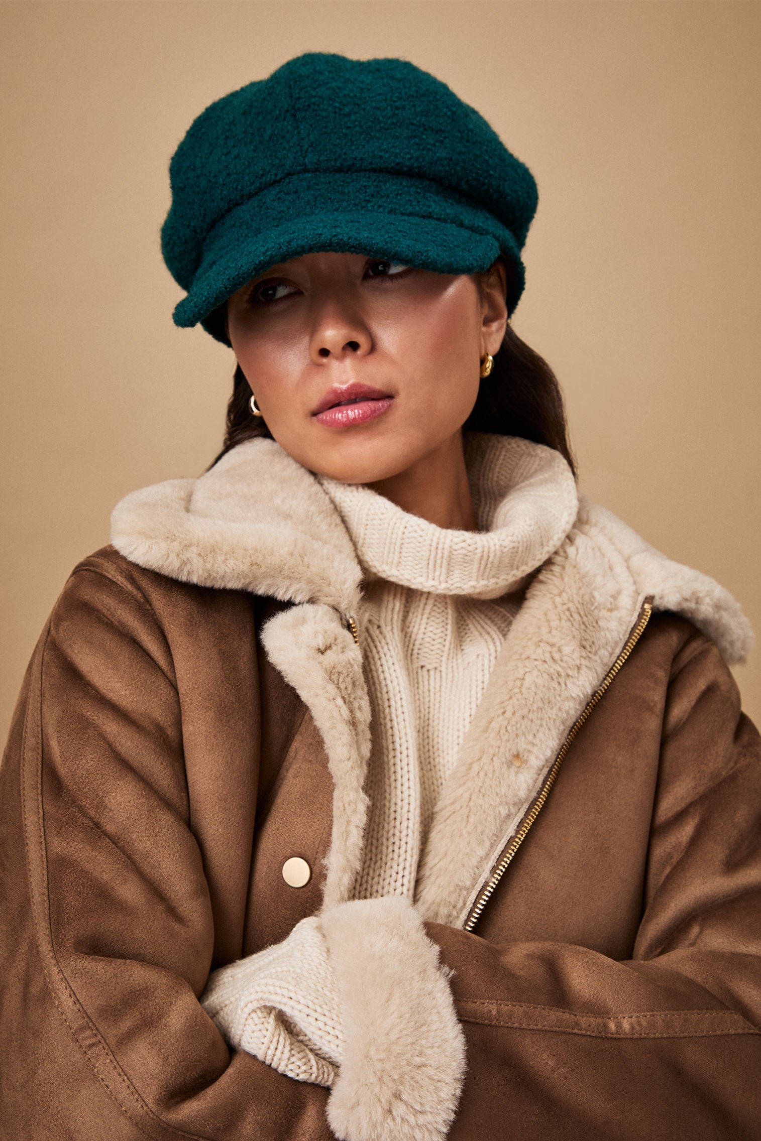 Harper Green Newsgirl Cap