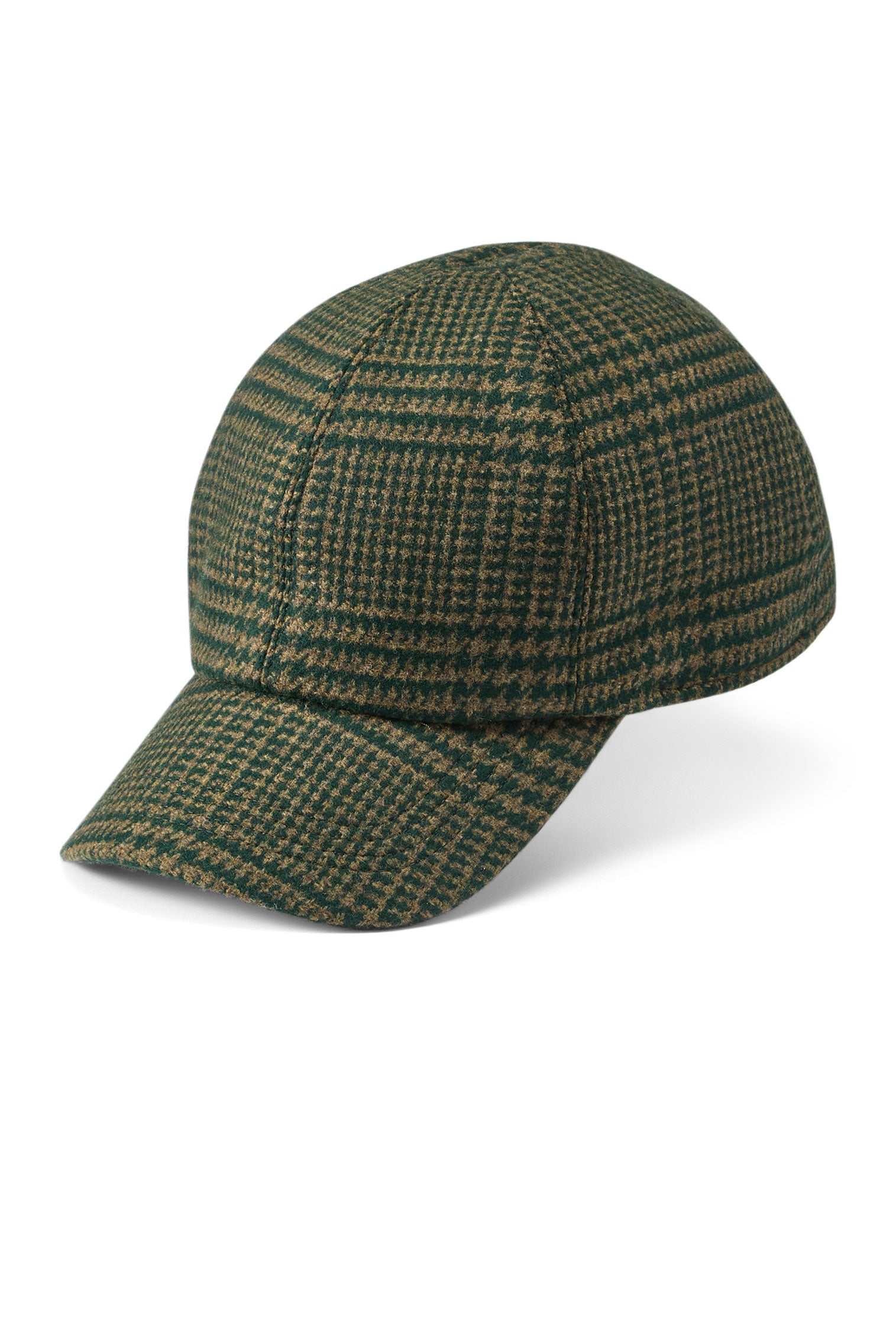 Tetbury Green Check Baseball Cap - Men's Hats - Lock & Co. Hatters London UK