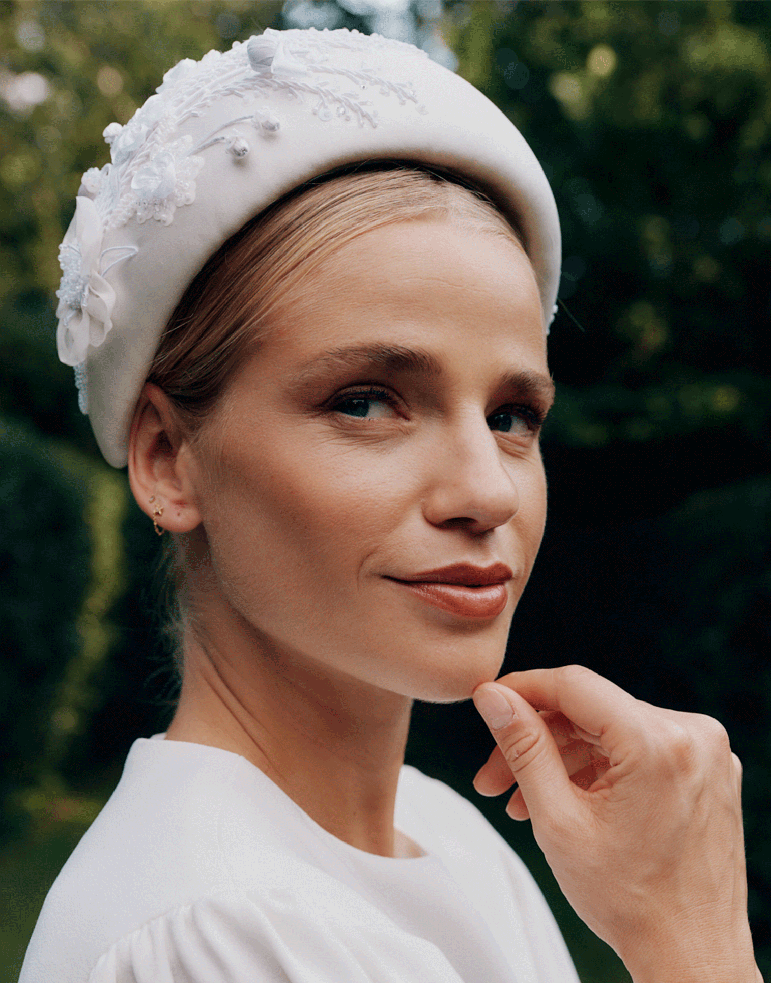 Snowdrop Ivory Headband - Women's Wedding Hats & Bridal Collection - Lock & Co. Hatters London UK