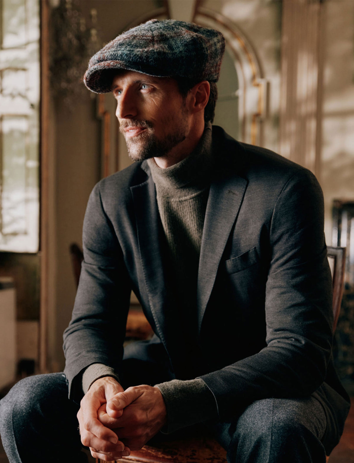 The Kercy Bakerboy Cap. Hats for Men Women