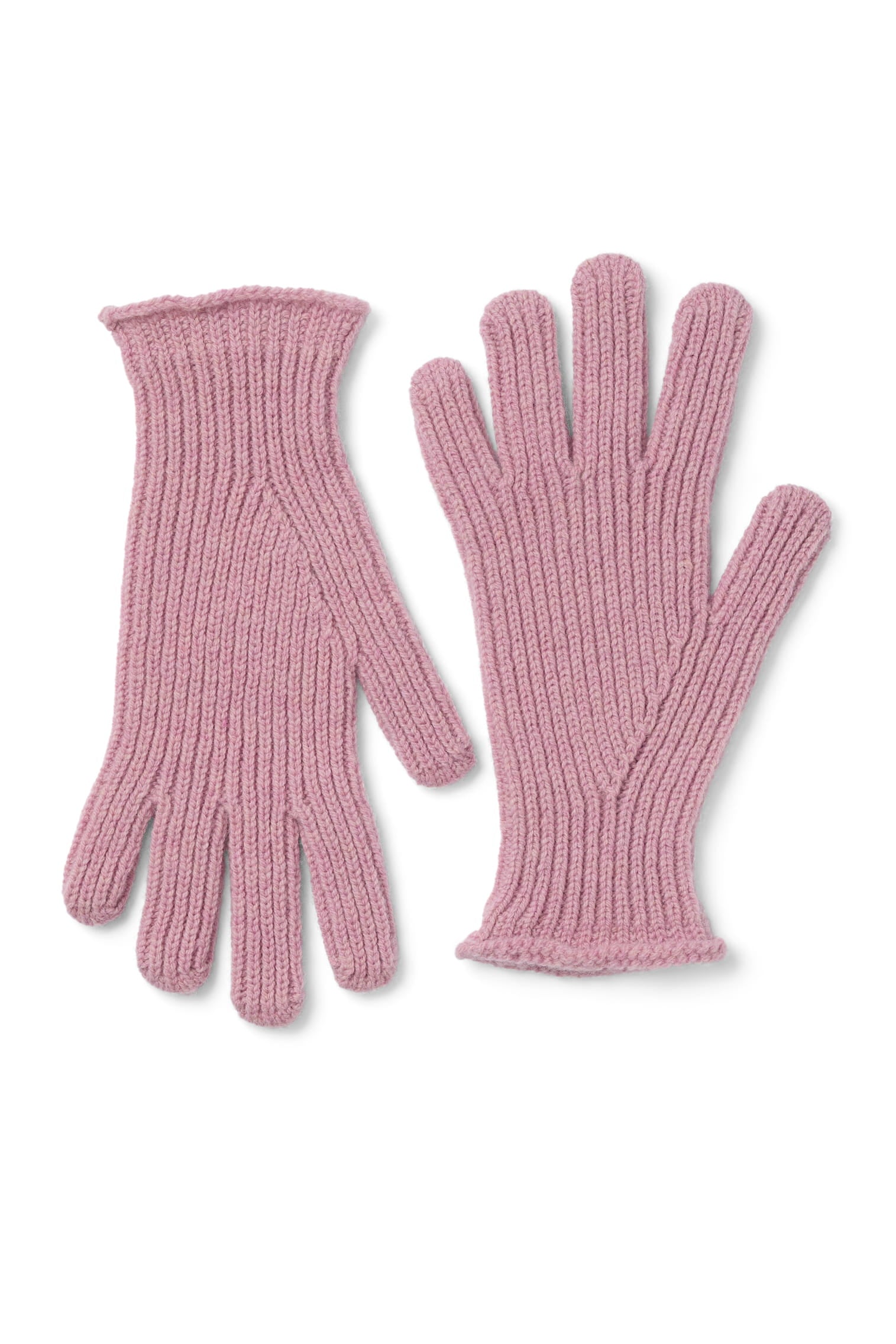 Knitted Pink Gloves -  - Lock & Co. Hatters London UK
