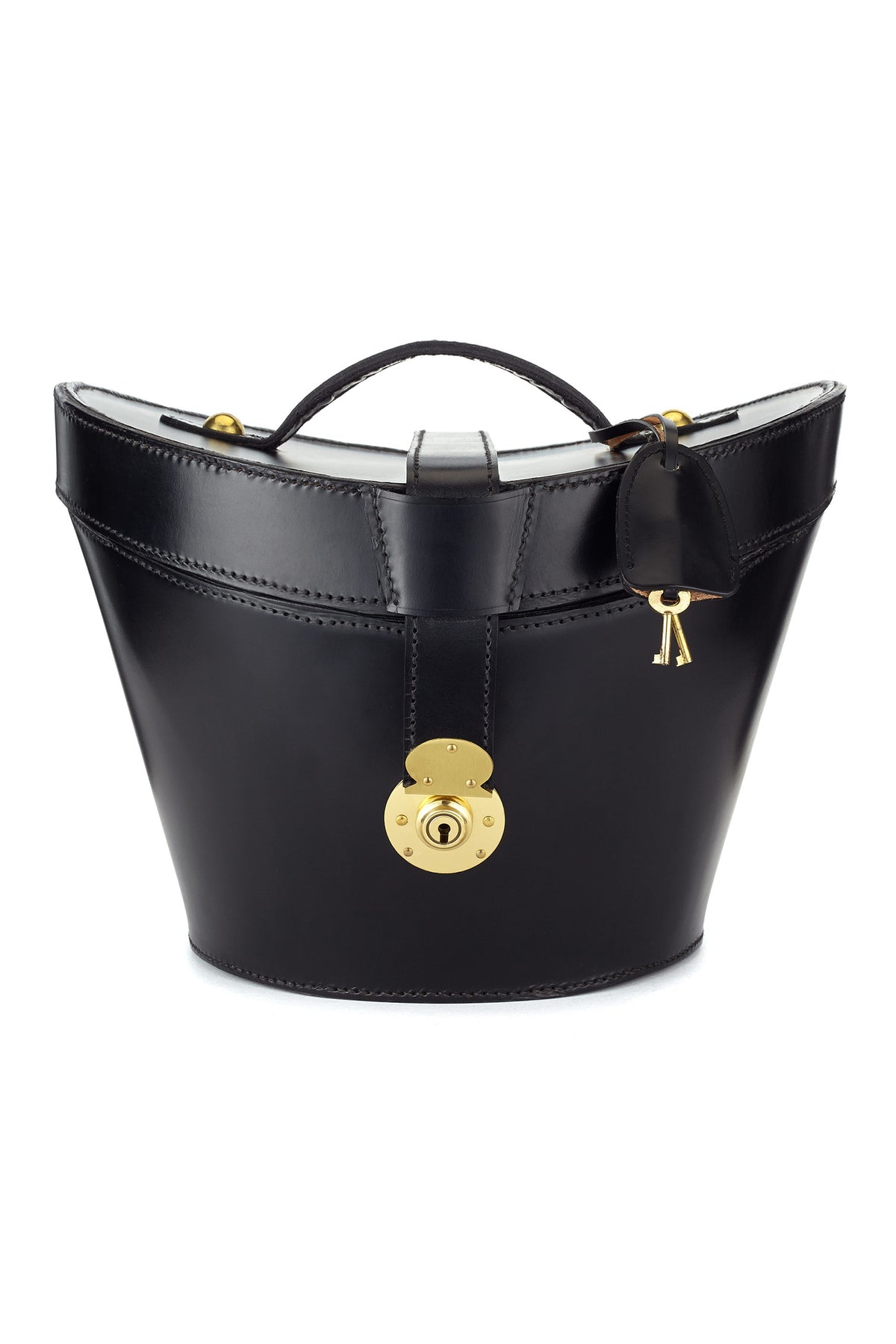 Black leather bucket bag uk new arrivals