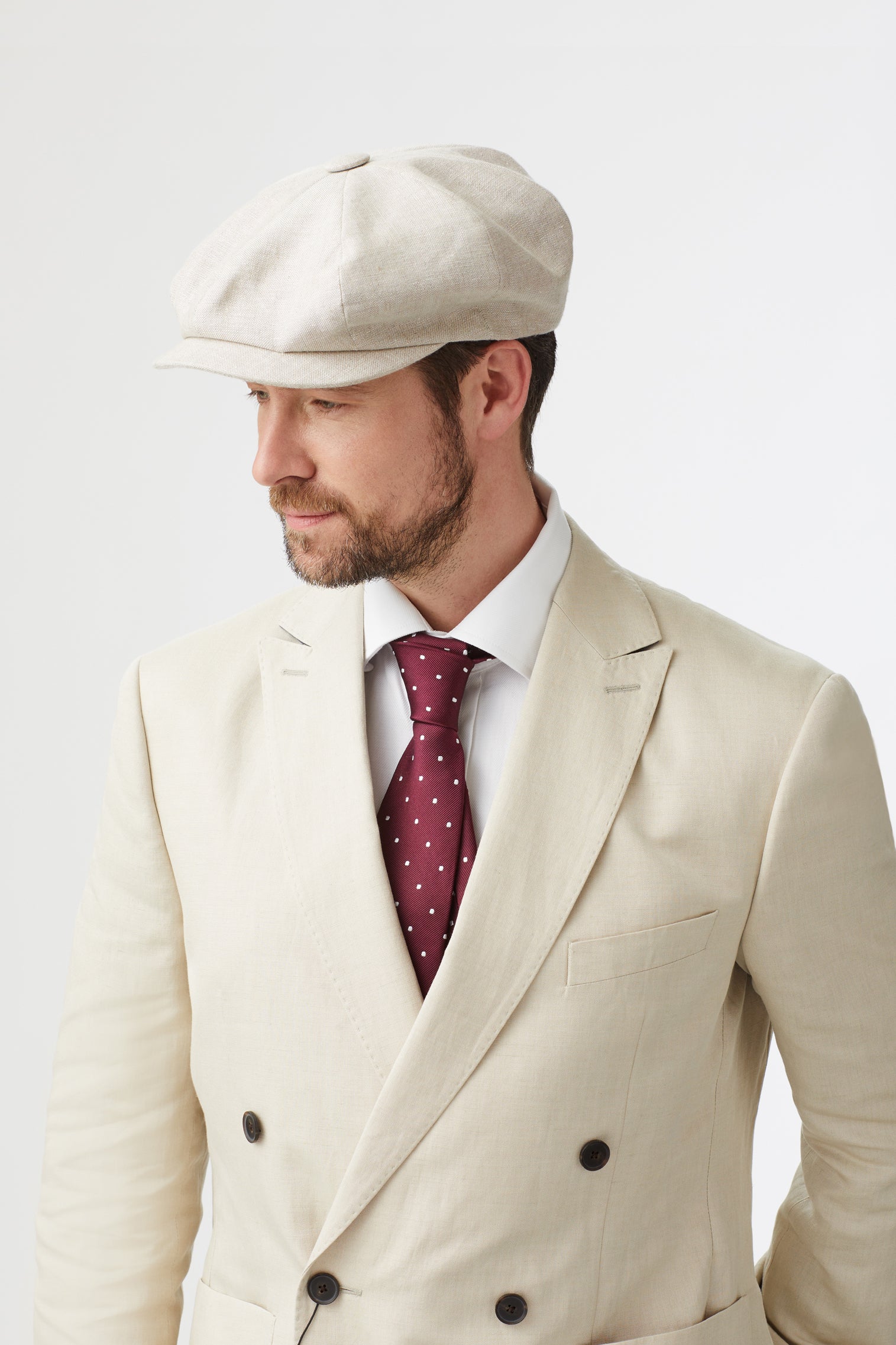 Linen Muirfield Bakerboy Cap - Father's Day Gift Guide - Lock & Co. Hatters London UK