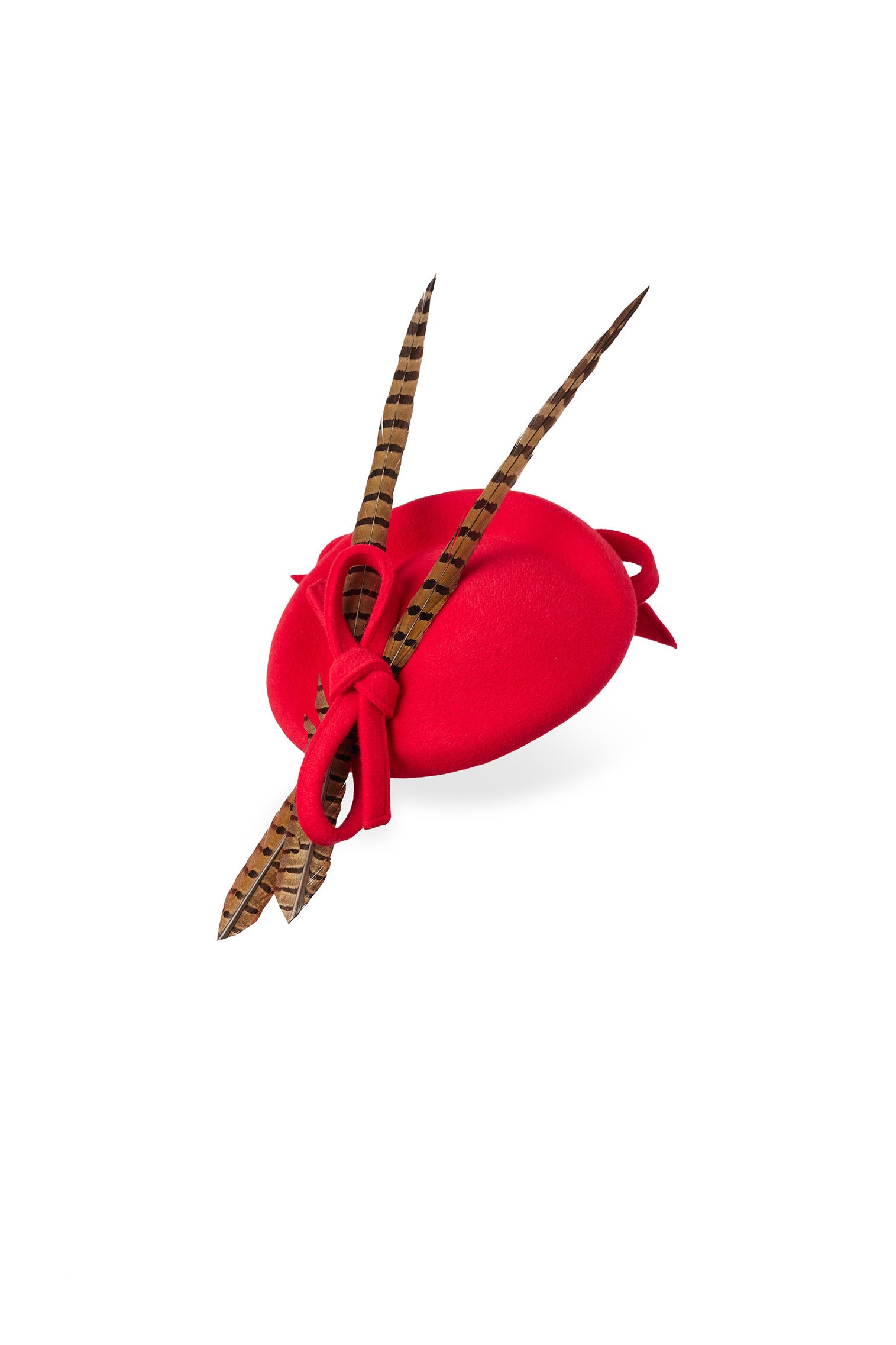 Loretta Red Percher Hat - Cheltenham Collection - Lock & Co. Hatters London UK