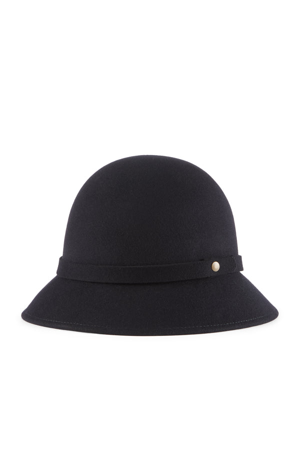 Michele Rollable Cloche – Navy Wool Felt | Lock & Co.. Hats for
