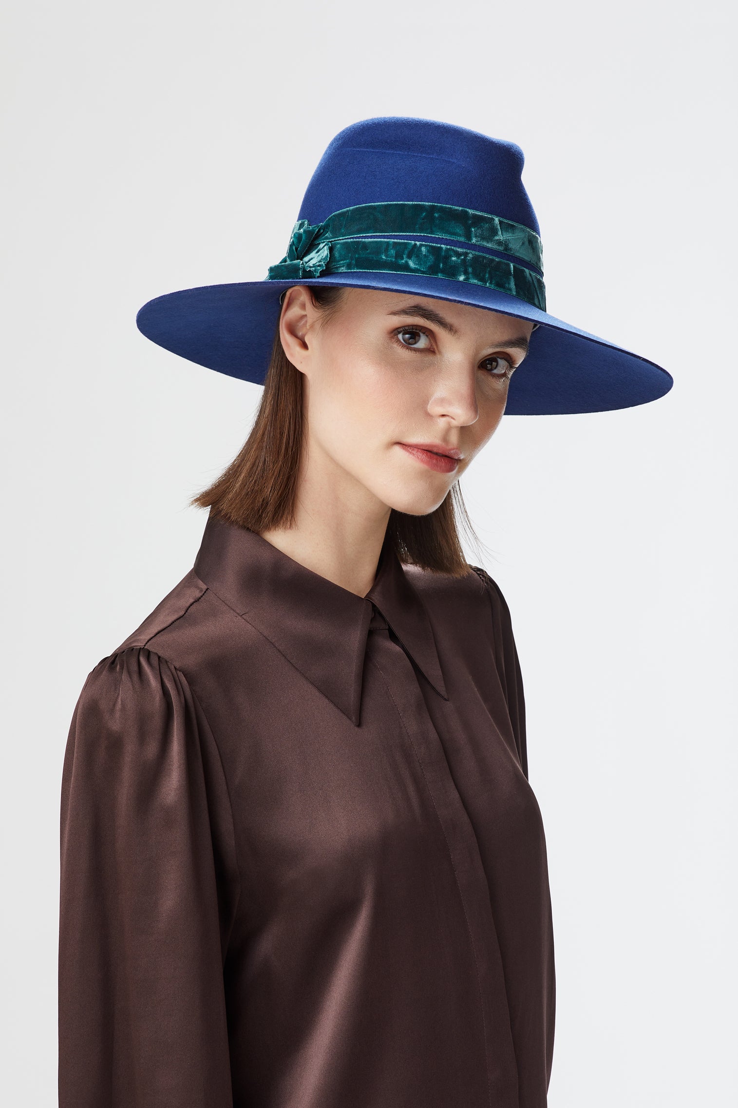 Miranda Blue Fedora - Women’s Hats - Lock & Co. Hatters London UK
