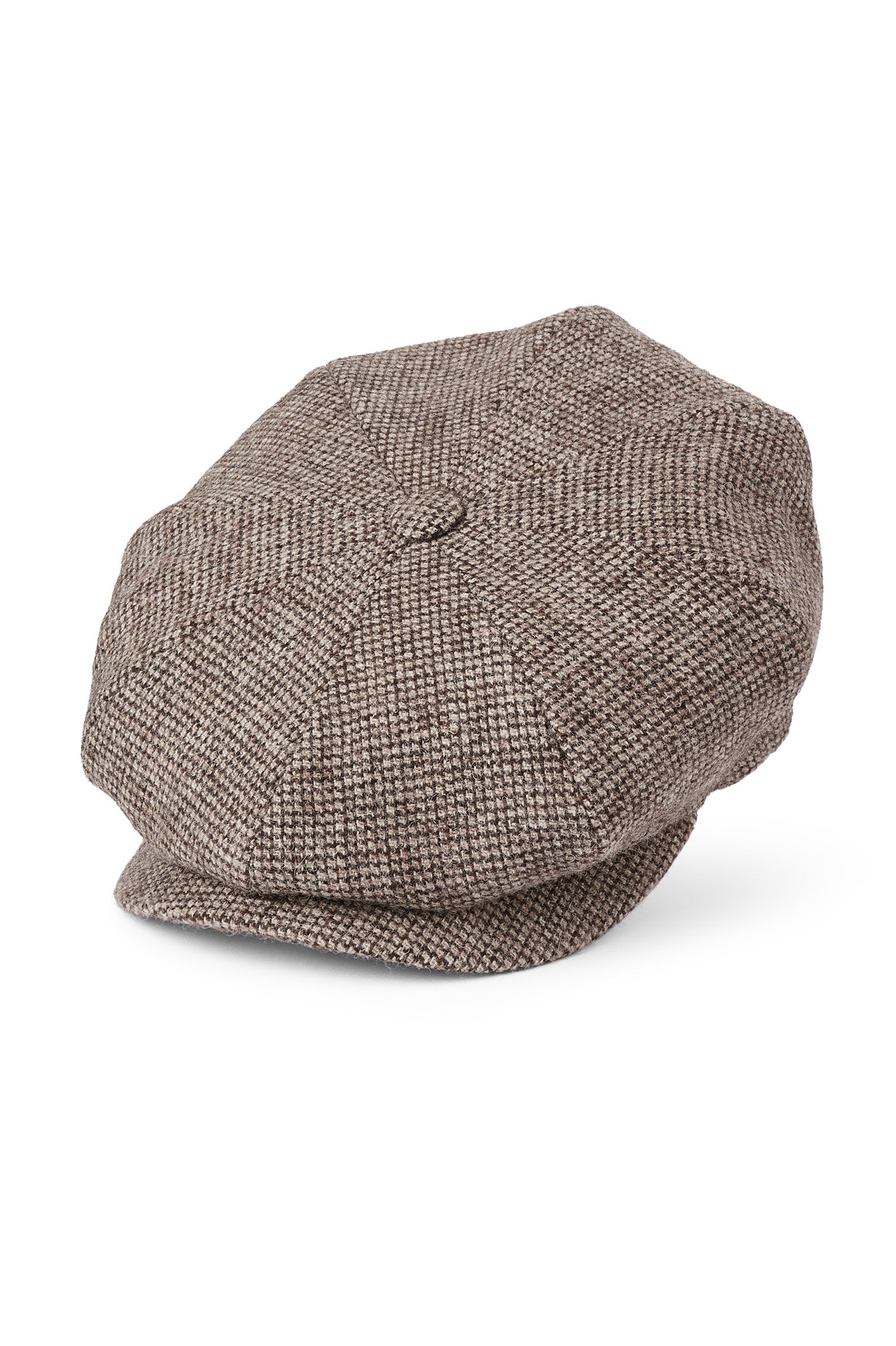 Muirfield Birdseye Bakerboy Cap - Hats for Round Face Shapes - Lock & Co. Hatters London UK