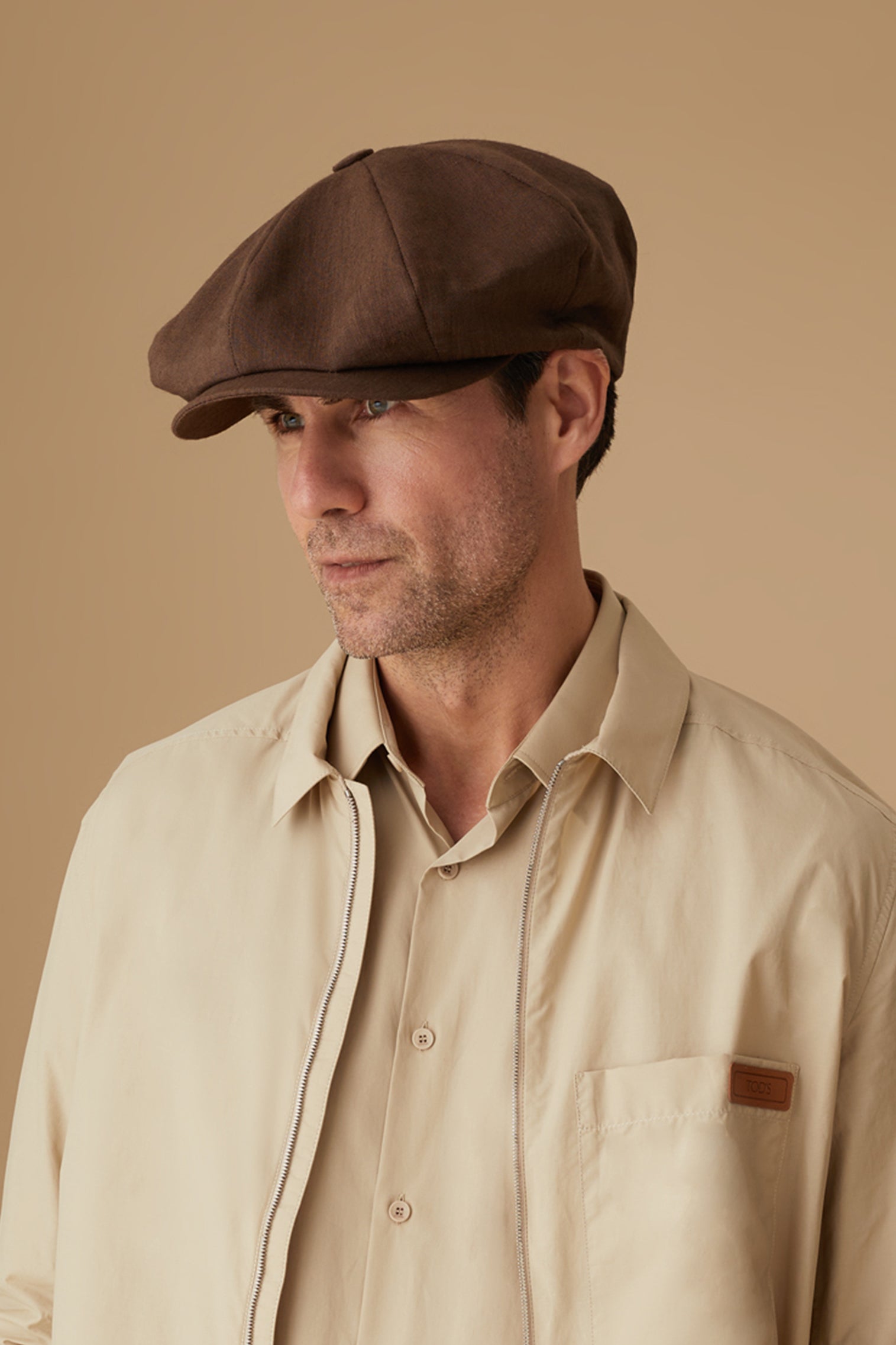 Muirfield Brown Bakerboy Cap - Hats for Tall People - Lock & Co. Hatters London UK