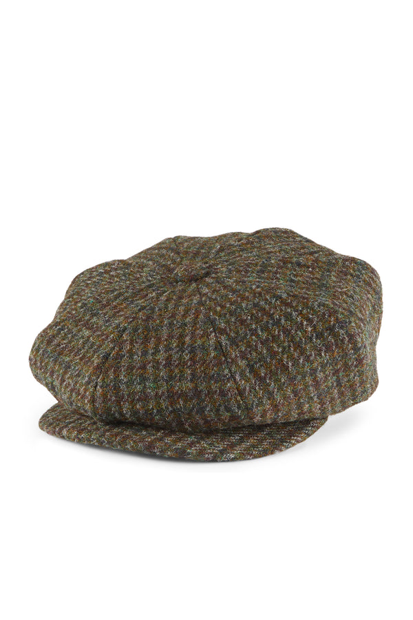 Muirfield Tweed Bakerboy Cap – Green Wool | Lock & Co.. Hats