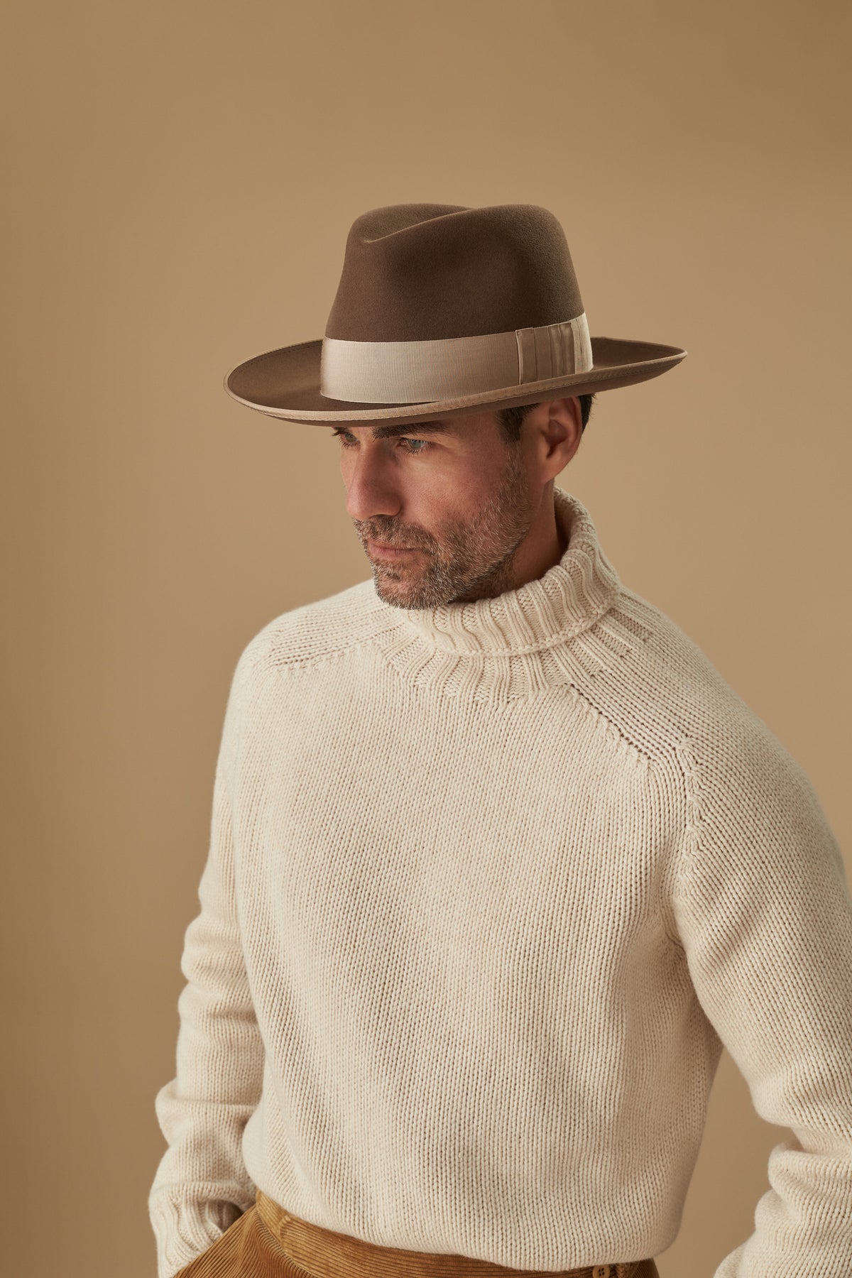 Moritz Light Brown Hats for Men Women - Main Image