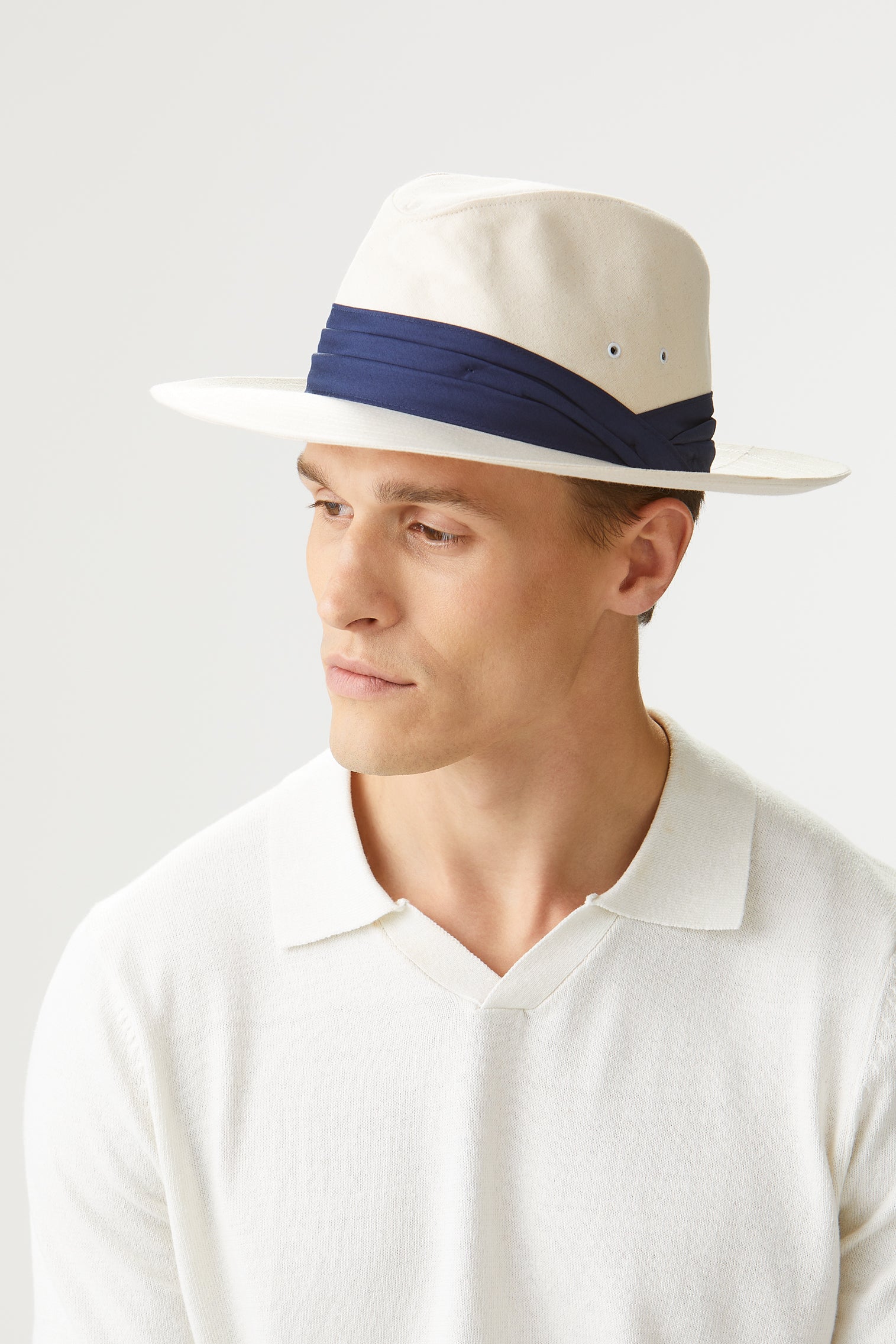 Namibia Calico Fedora - Hats for Square Face Shapes - Lock & Co. Hatters London UK