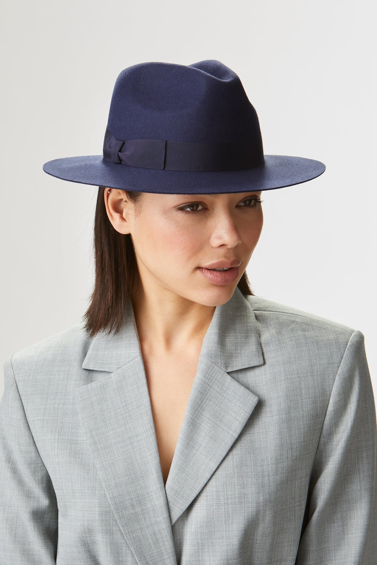 Noah Navy Trilby. Hats for Men Women