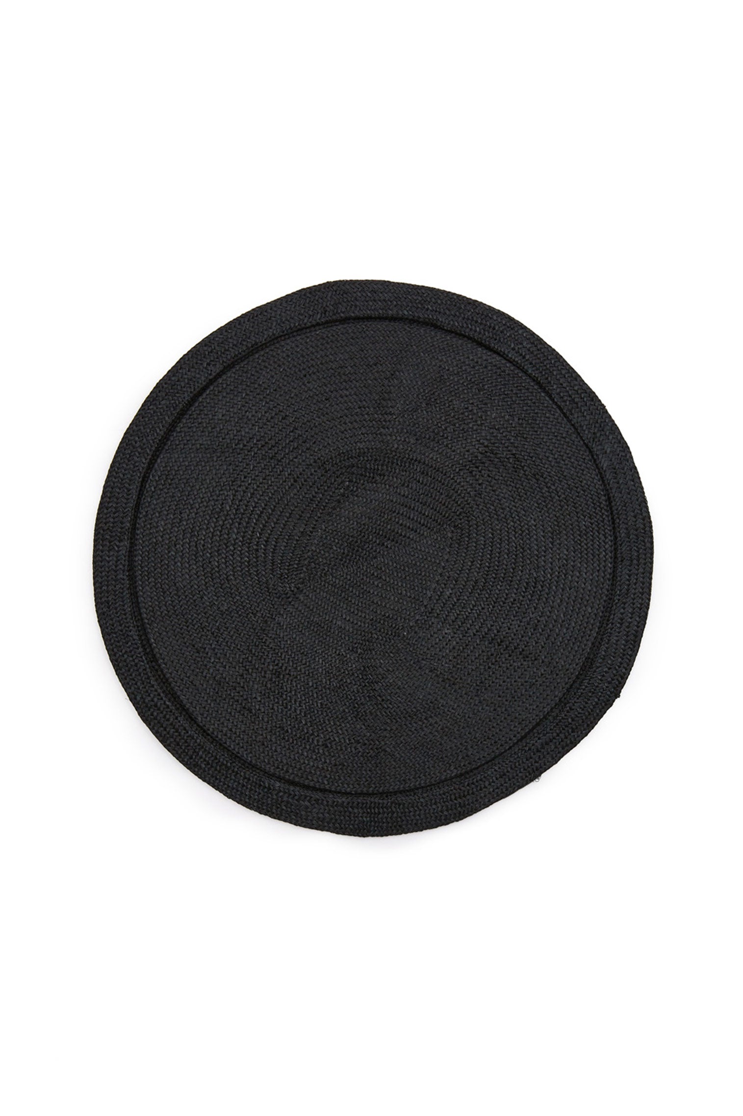 BLACK COLLAPSIBLE STRAW SUN HAT