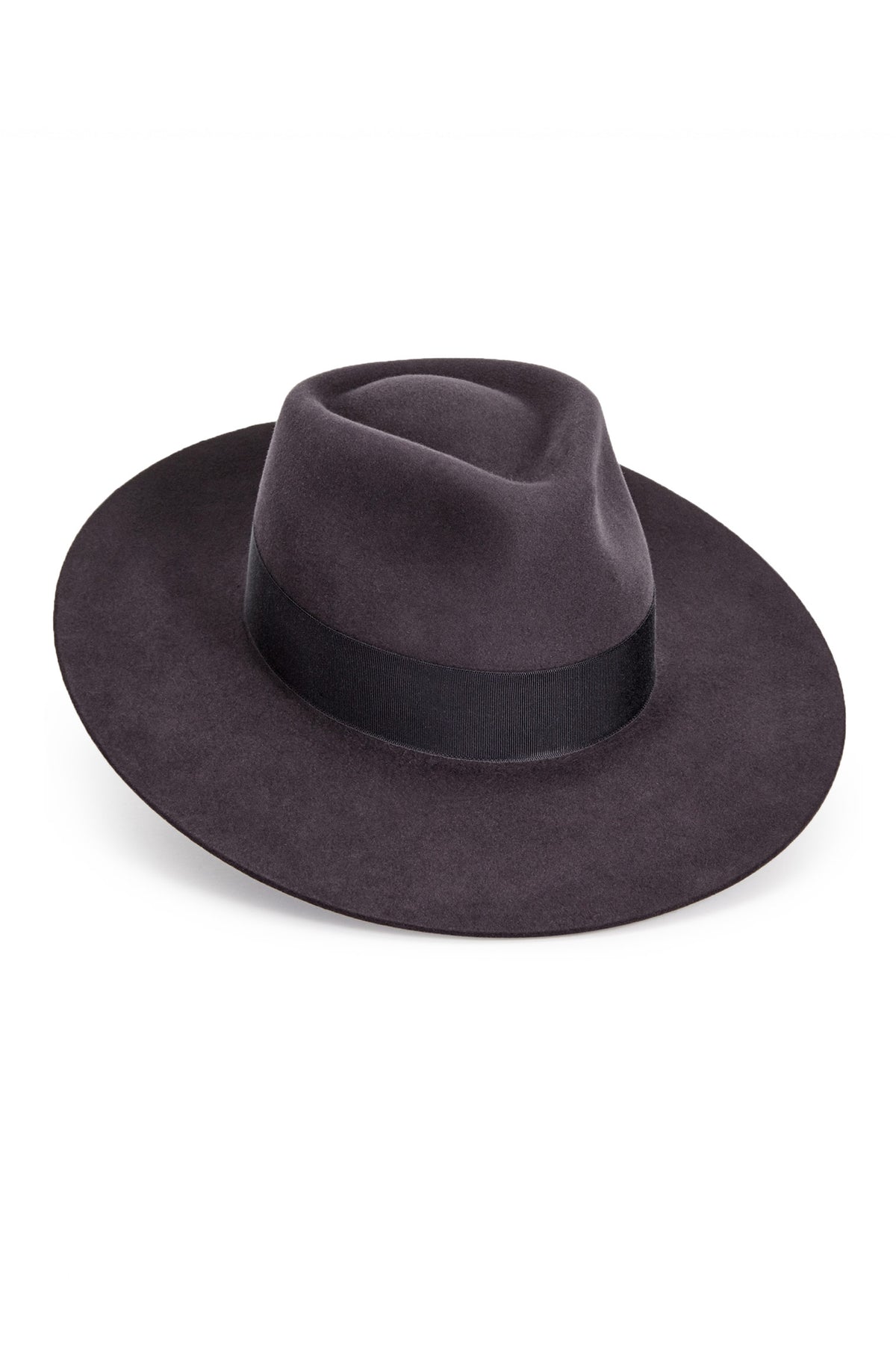 GREY FELT FEDORA HAT WITH BLACK BAND - Lock & Co. Hatters London UK
            