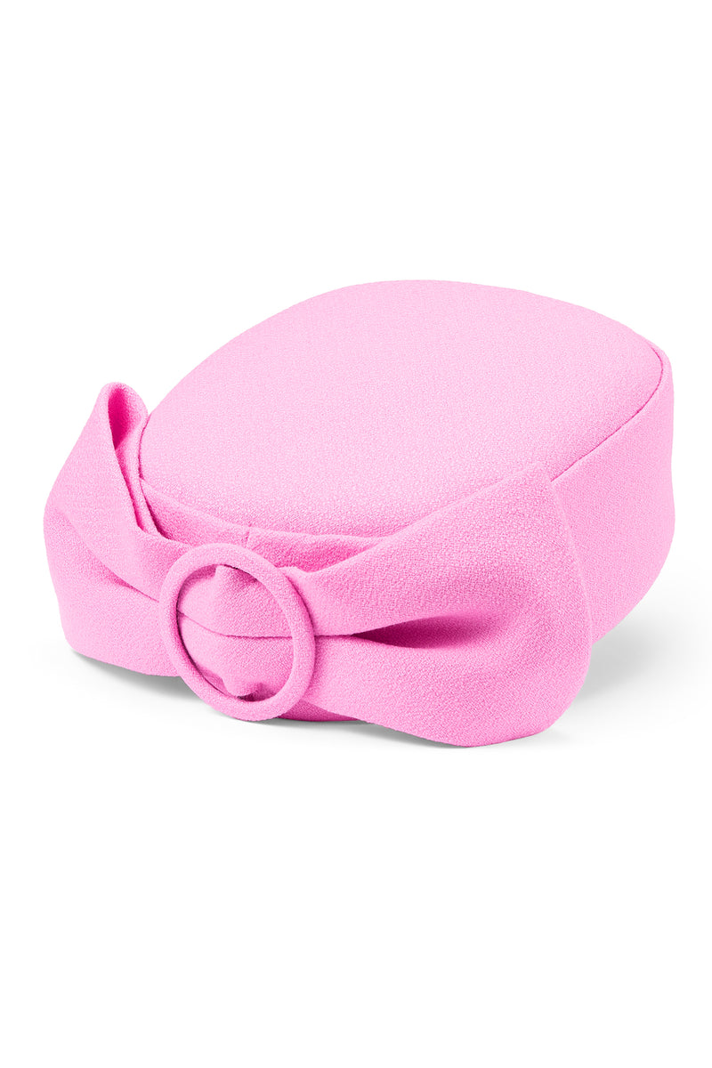 Perdita Pink Pillbox Hat. Hats for Men & Women