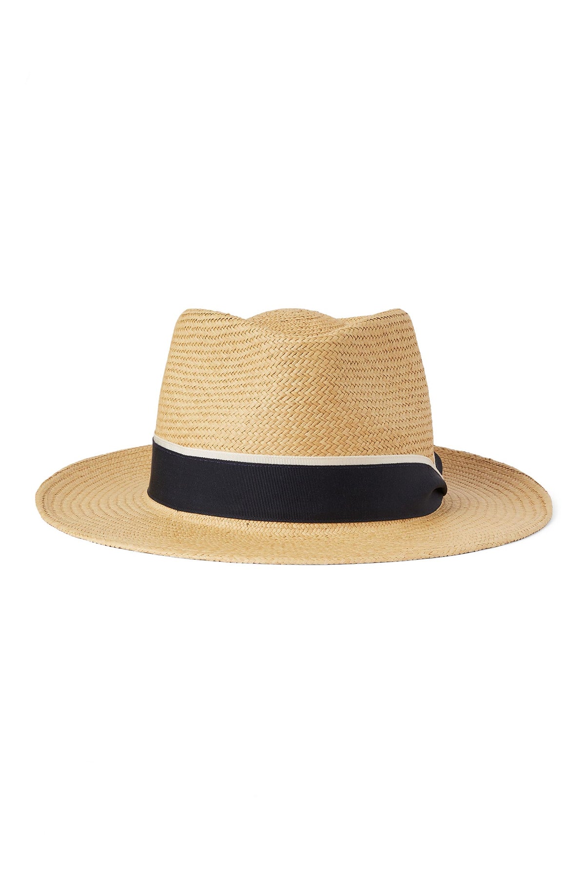 GOLDEN QEST PANAMA HAT WITH NAVY AND WHITE BAND - Lock & Co. Hatters London UK
            