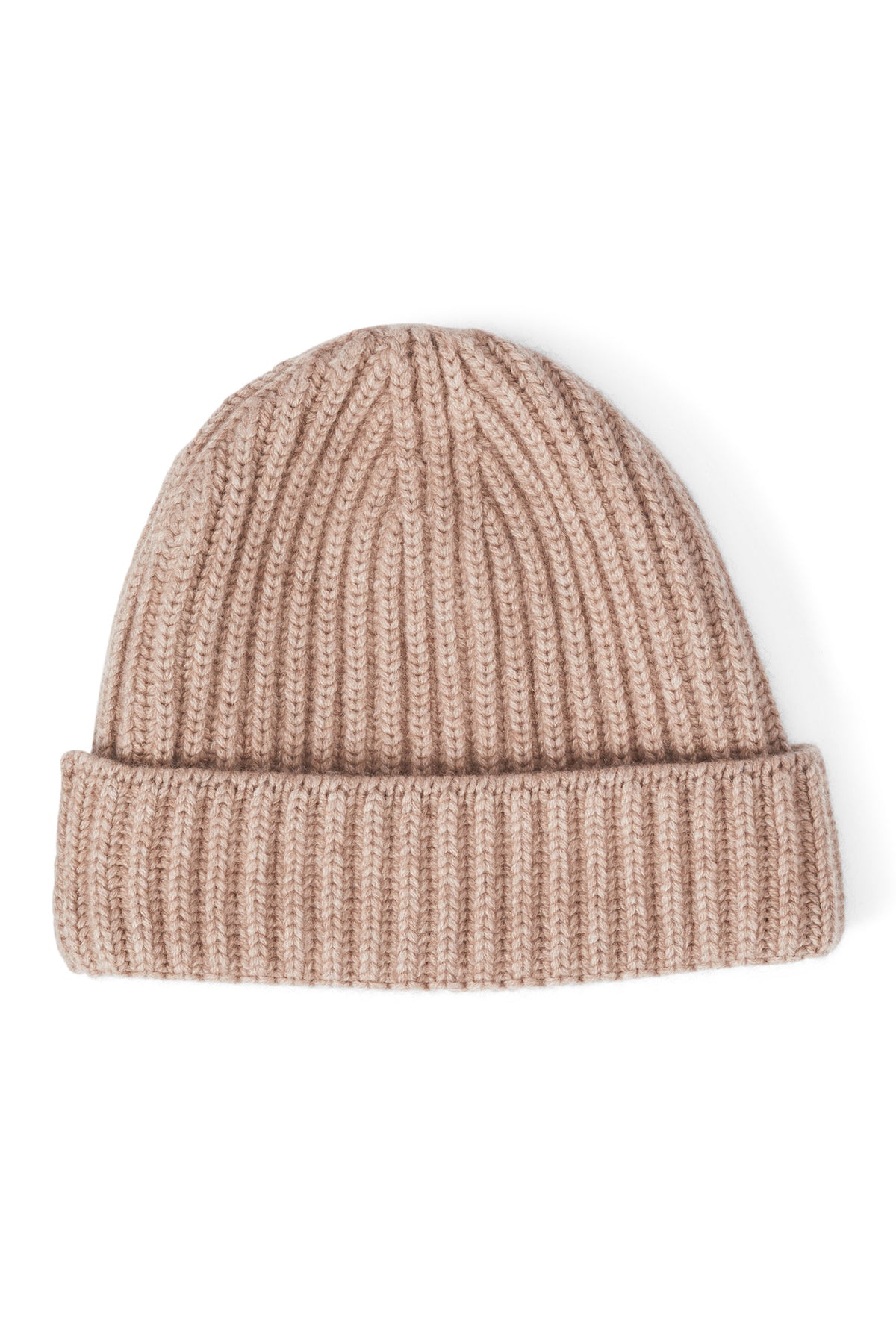 UNISEX BEIGE CASHMERE RIBBED BEANIE - Lock & Co. Hatters London UK
            