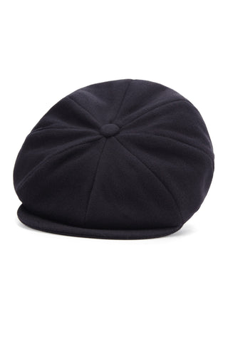 Sandwich Tweed Bakerboy Cap - Navy / 62 cm
