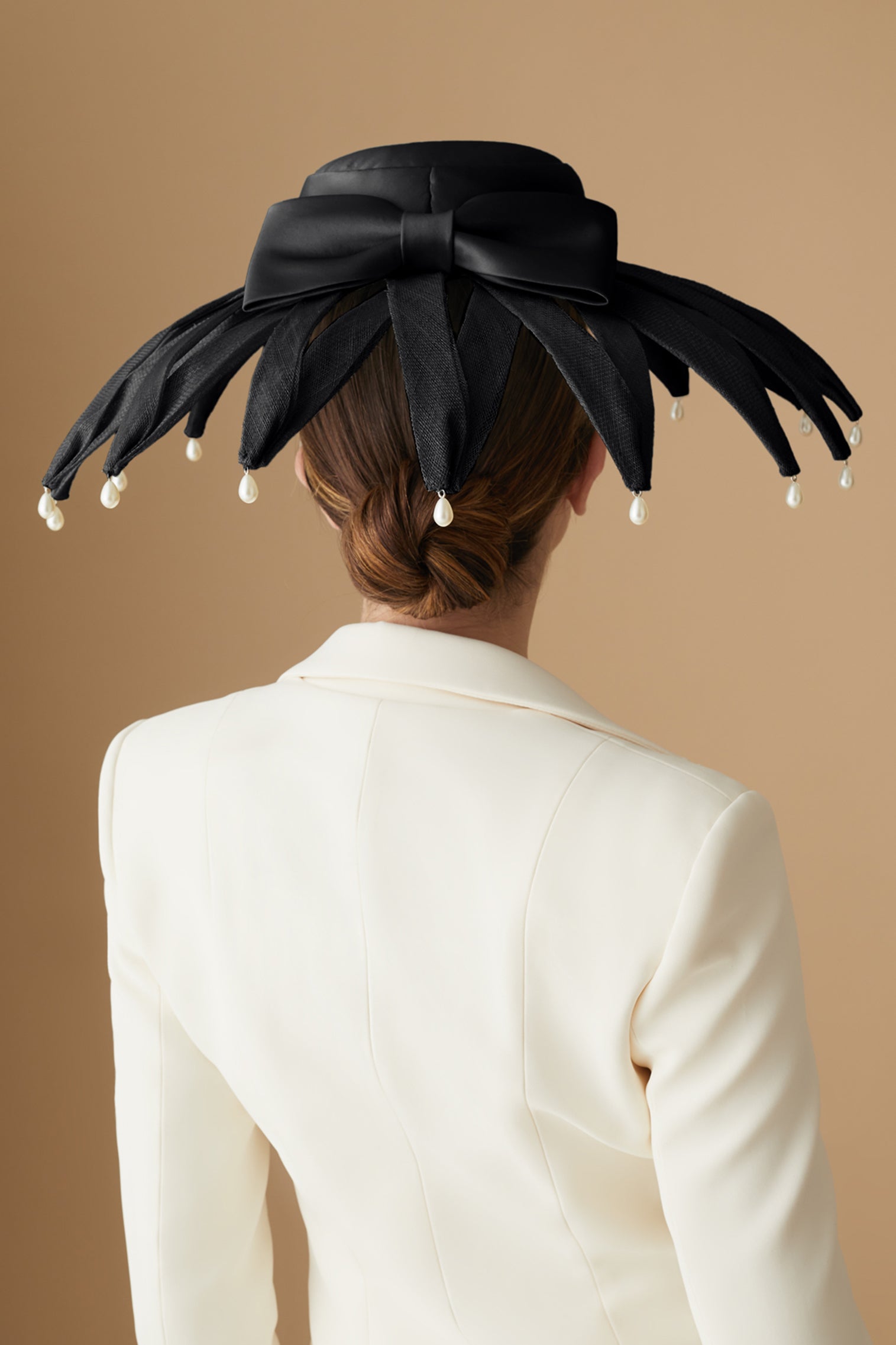 Sencha Black Wide Brim Hat - Lock Couture by Awon Golding - Lock & Co. Hatters London UK