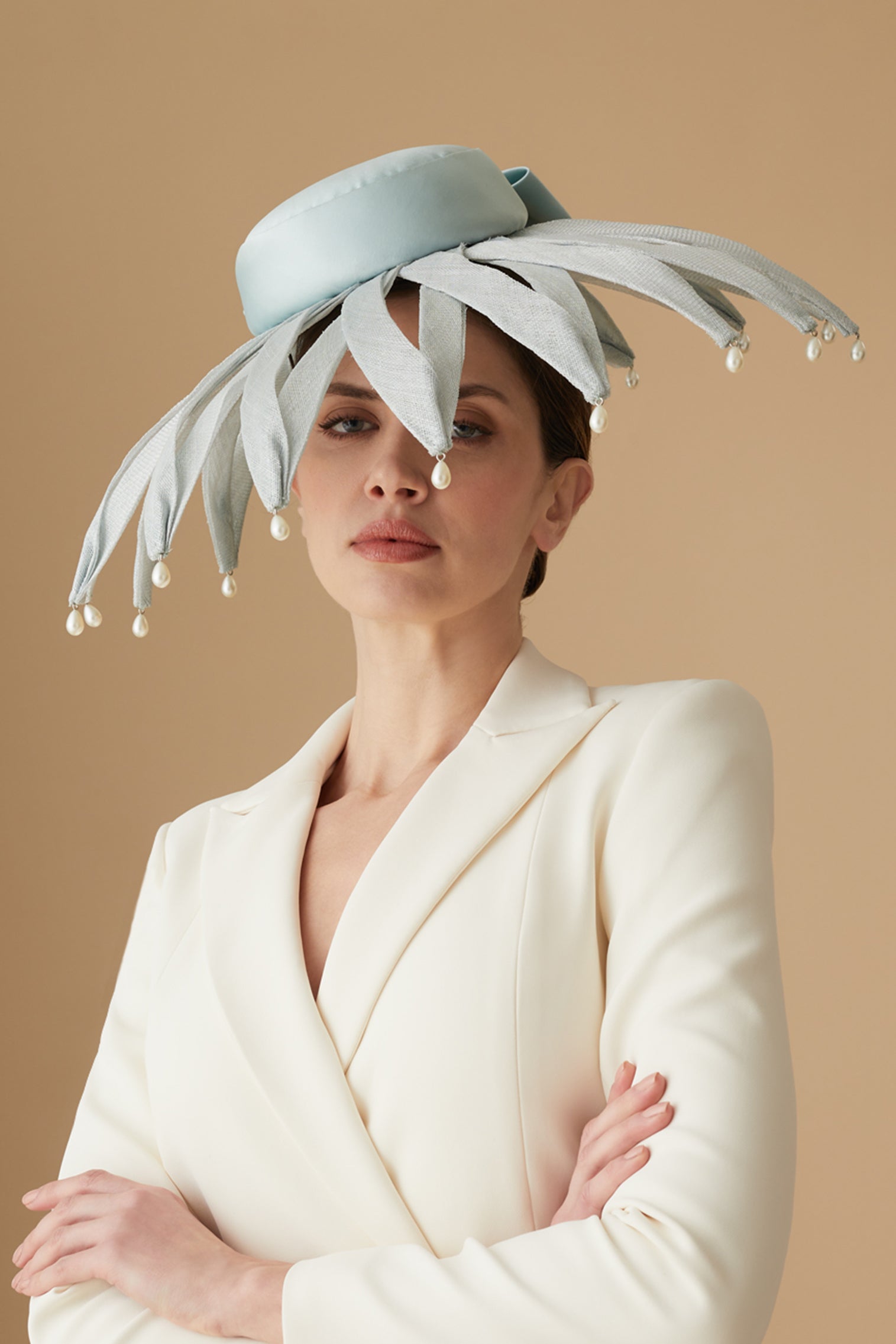 Sencha Duck Egg Wide Brim Hat - Lock Couture by Awon Golding - Lock & Co. Hatters London UK