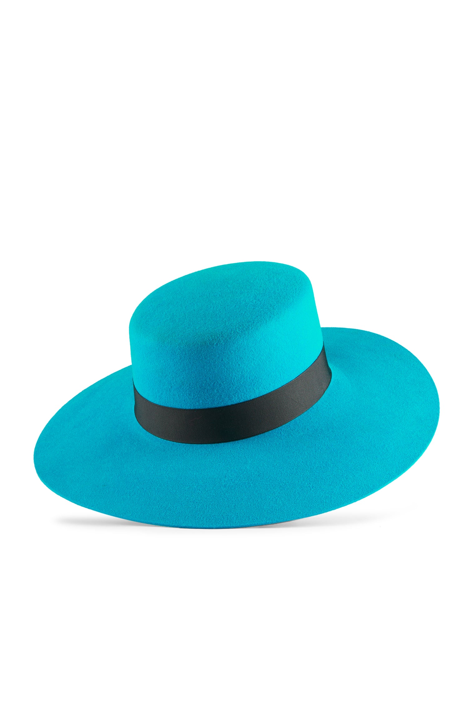 Serena Boater Hat – Turquoise Rabbit Fur | Lock & Co.. Hats for