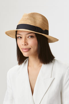 white trilby hat womens