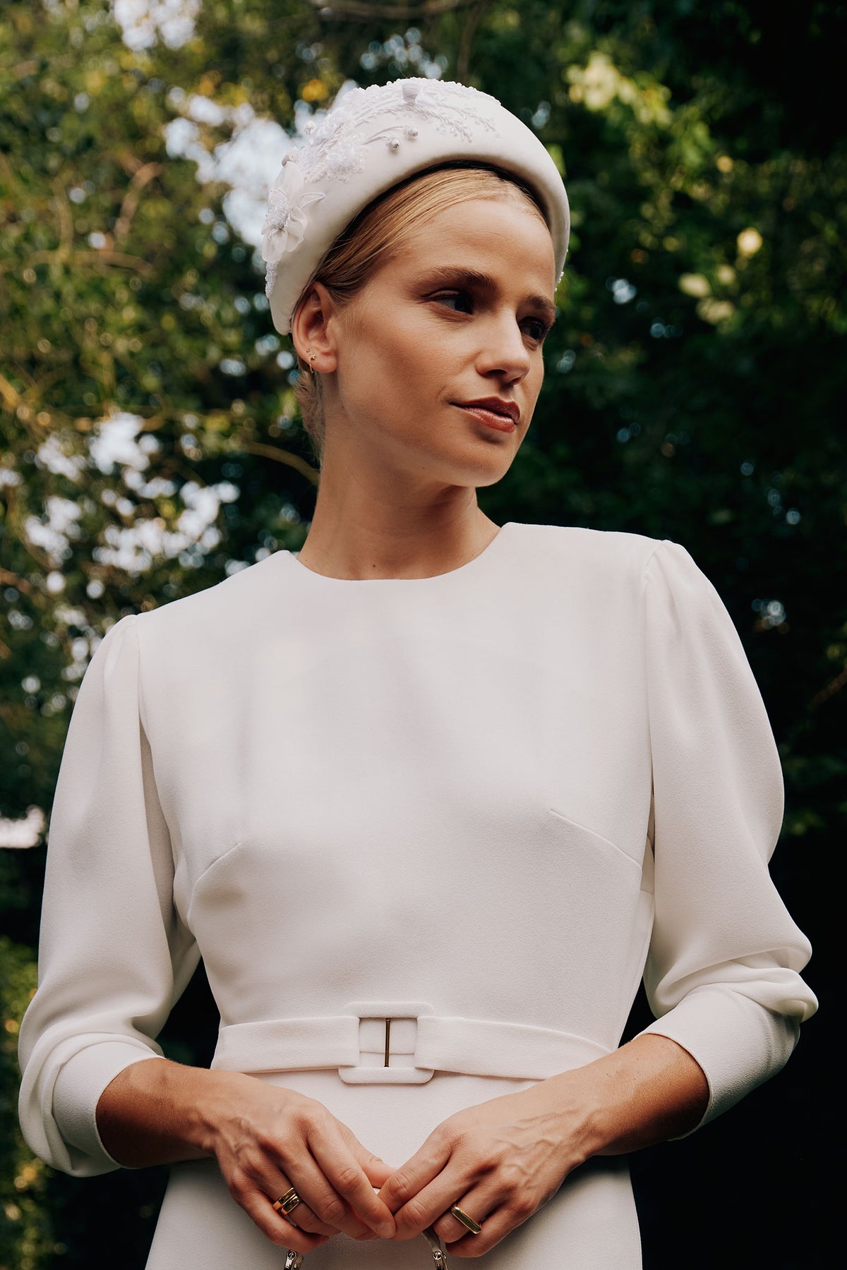 Snowdrop Ivory Headband - Lock & Co. Hatters London UK
            