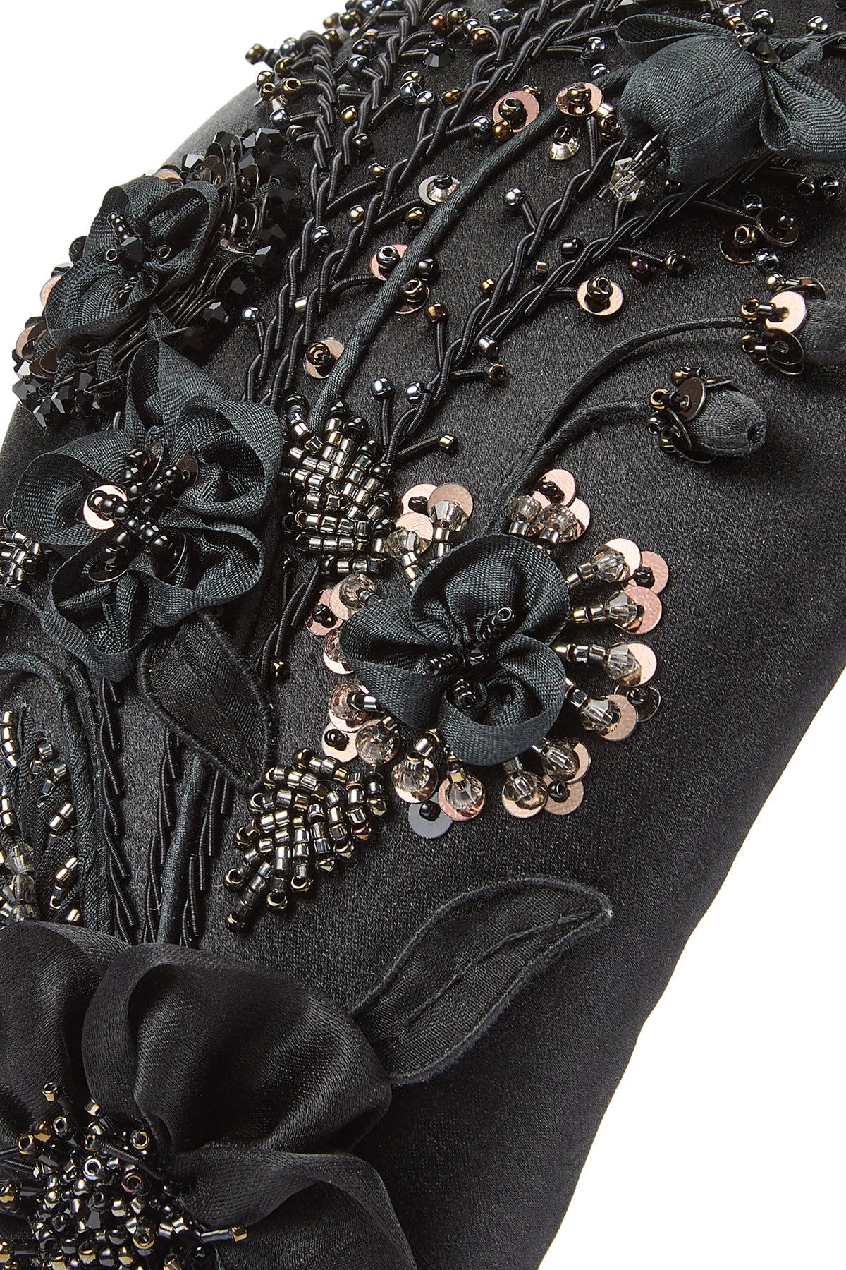 Black Lock &amp; Co. and the Royal School of Needlework embroidered headband - Lock & Co. Hatters London UK
            