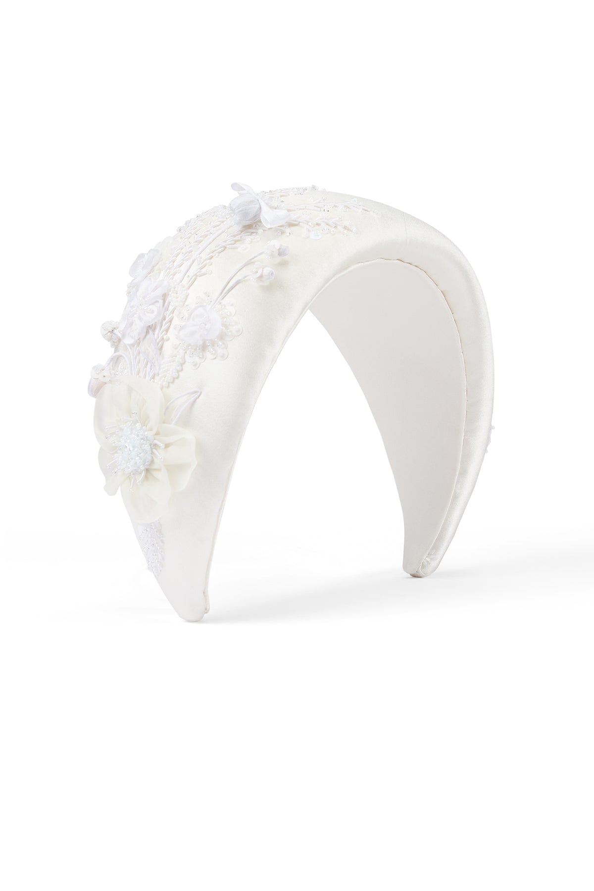 Ivory Lock &amp; Co. and the Royal School of Needlework embroidered headband - Lock & Co. Hatters London UK
            