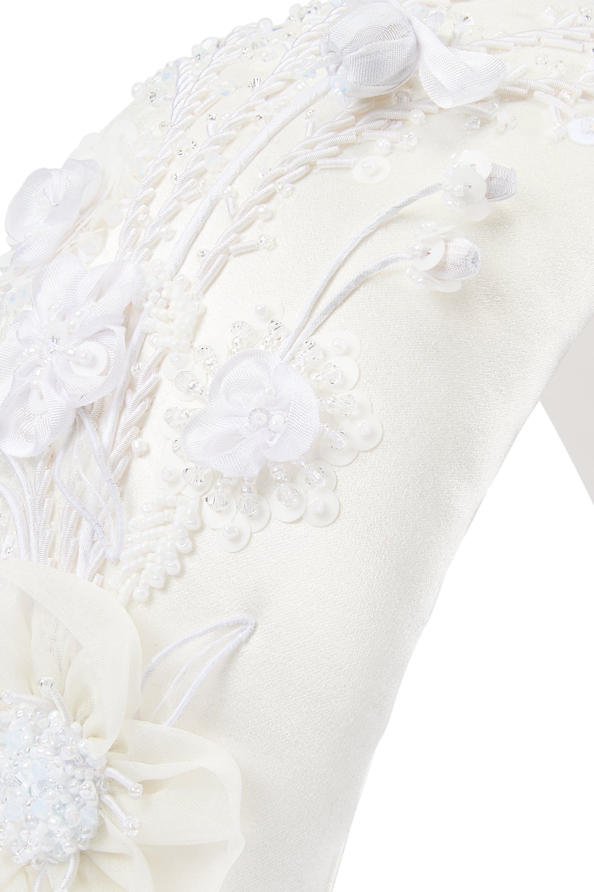 Ivory Lock &amp; Co. and the Royal School of Needlework embroidered headband - Lock & Co. Hatters London UK
            