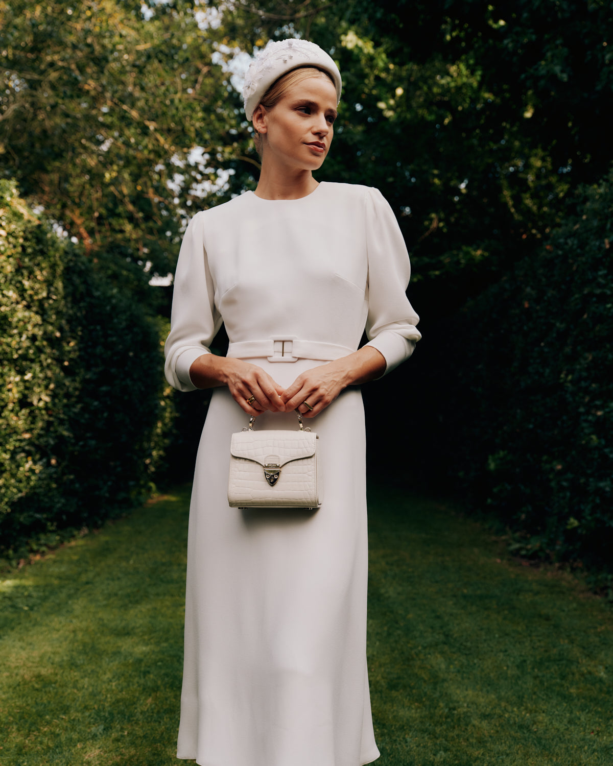 Ivory Lock & Co. and the Royal School of Needlework embroidered headband