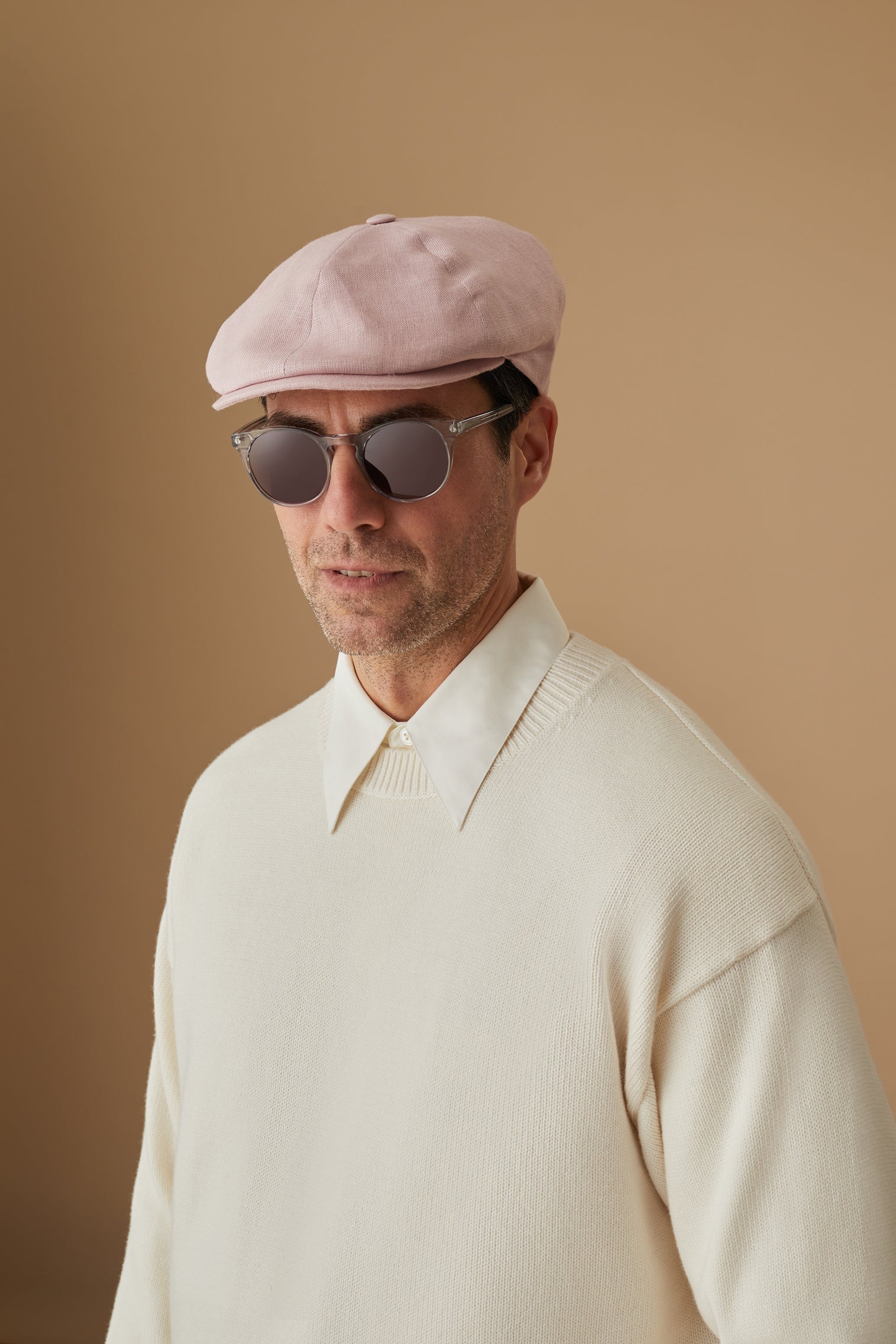 Tahoe Pink Bakerboy Cap - Hats for Tall People - Lock & Co. Hatters London UK