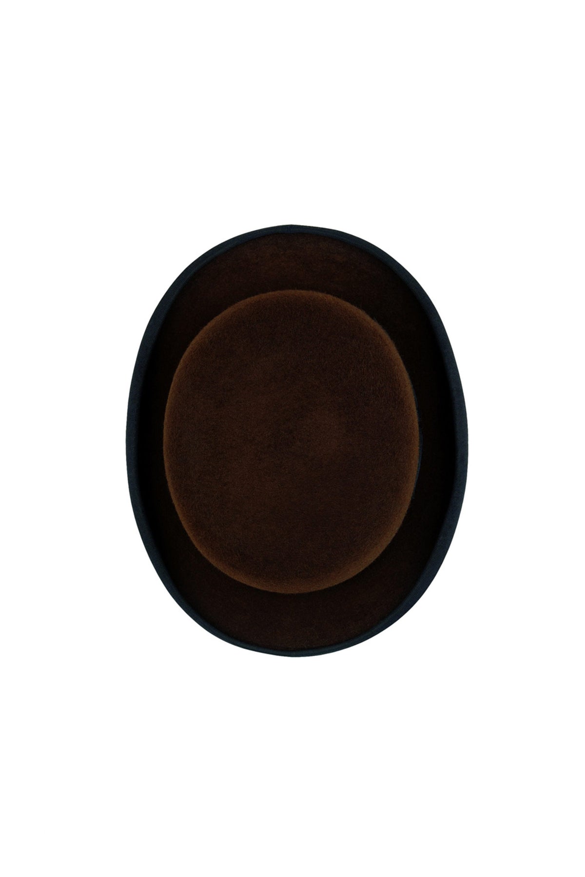 BROWN RABBIT FUR FELT BOWLER HAT WITH A BROWN GROSGRAIN BAND - Lock & Co. Hatters London UK
            