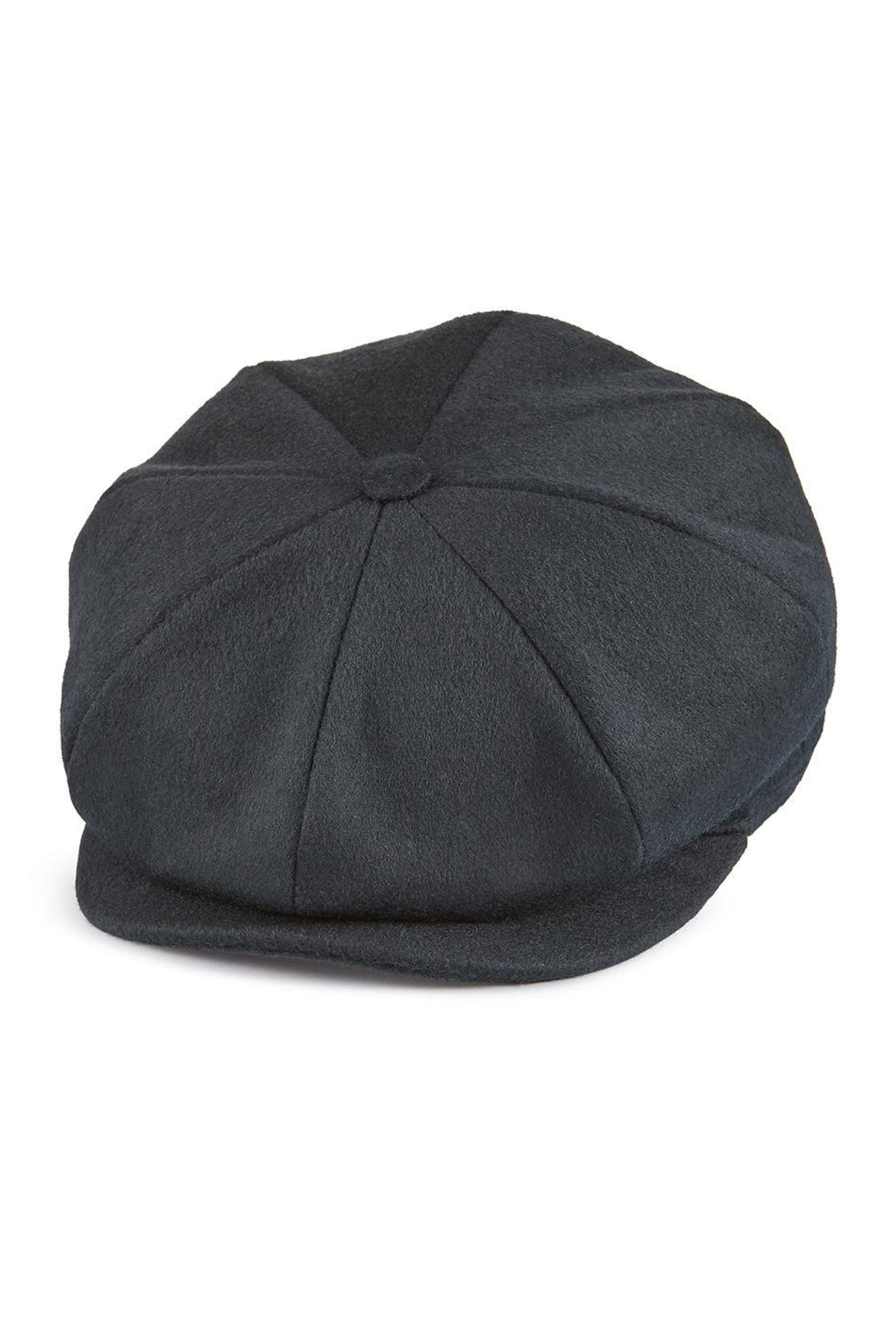 NAVY WOOL BAKERBOY CAP