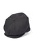 Tremelo Black Linen Bakerboy Cap - New Season Men's Hats - Lock & Co. Hatters London UK