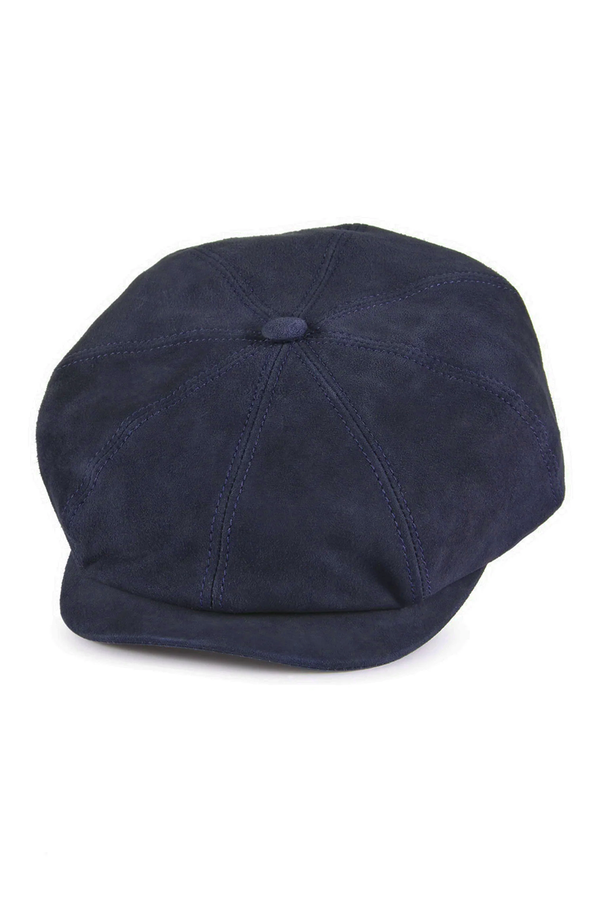 TREMELO-LEATHER-BAKERBOY-CAP-