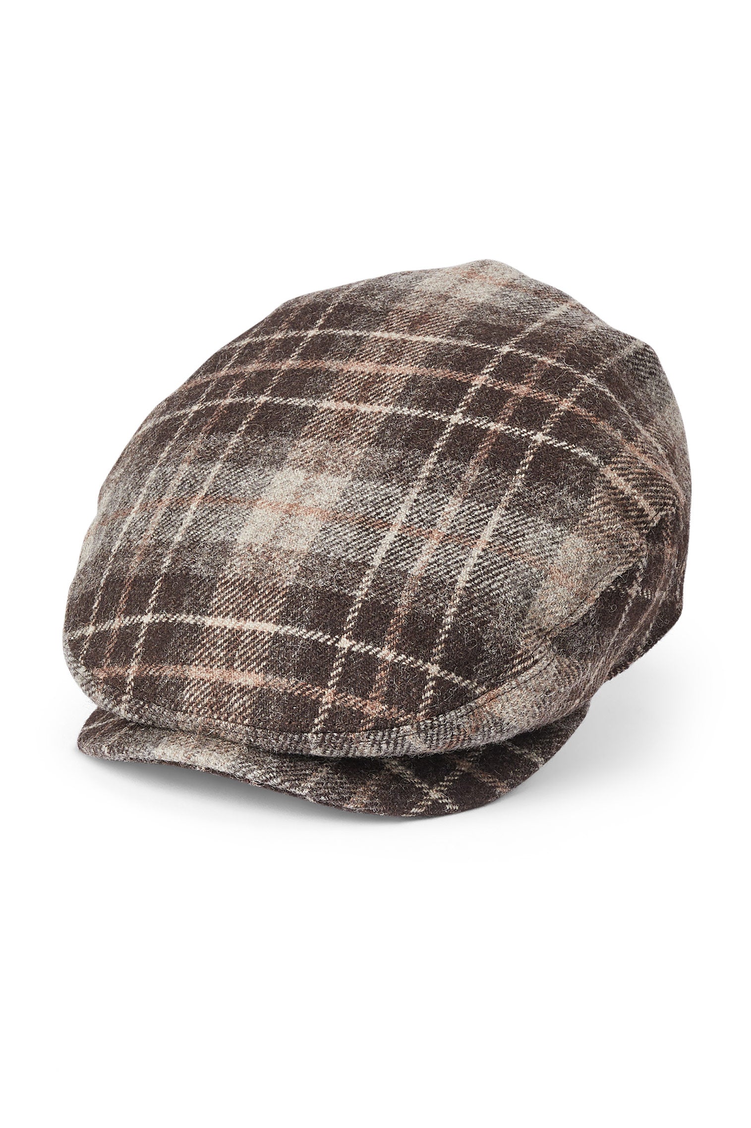 Turnberry Plaid Flat Cap - Hats for Tall People - Lock & Co. Hatters London UK