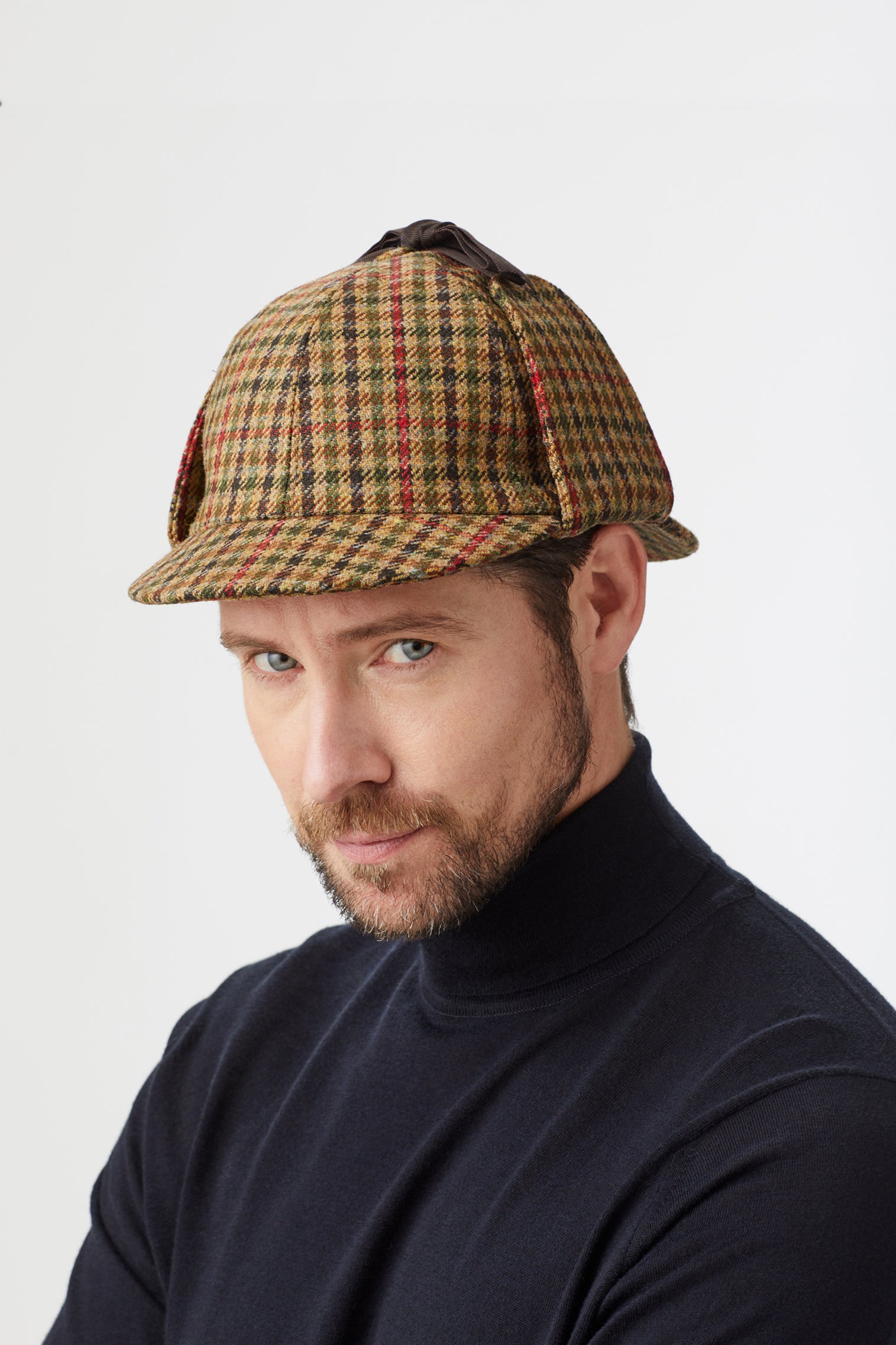 Tweed Deerstalker Hat - Hats for Tall People - Lock & Co. Hatters London UK