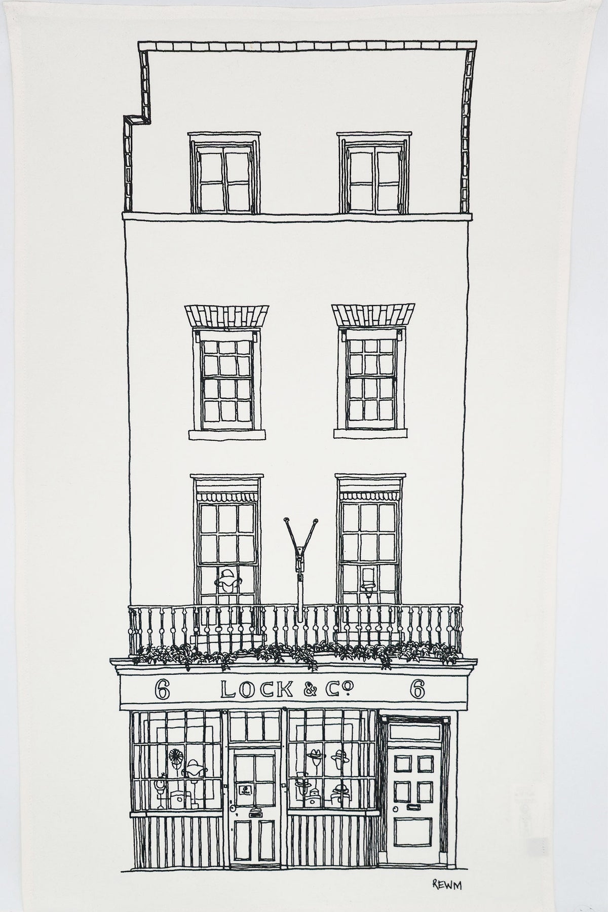 Lock &amp; Co. Tea Towel - Lock & Co. Hatters London UK
            