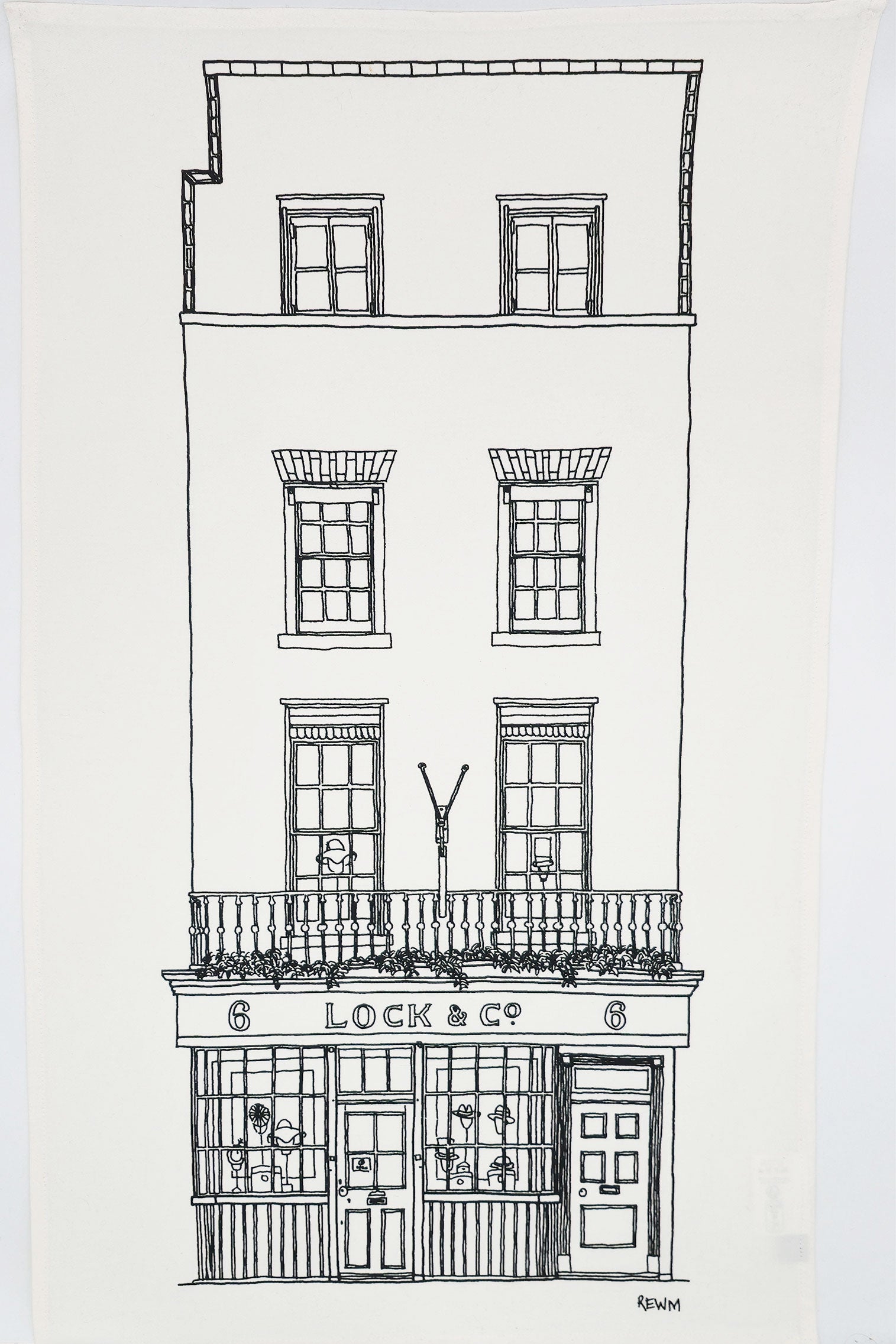 Lock & Co. Tea Towel -  - Lock & Co. Hatters London UK