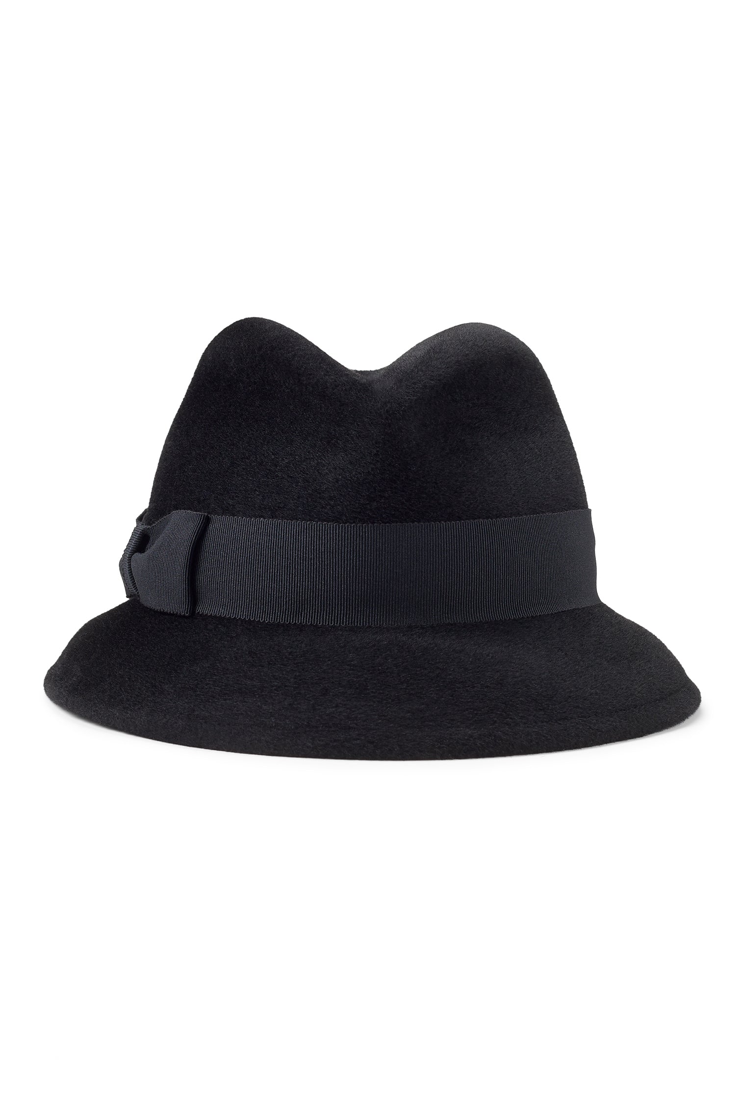 Norway 1963 Polyester Hat with Elegant Design Women Black Hats The Vesper Black Trilby. Hats for Men & Women main image 2